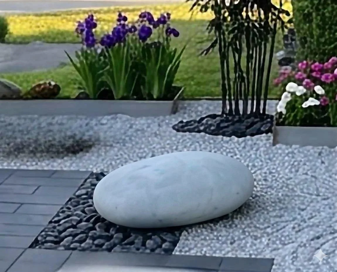 Oval Rock Medium Gray