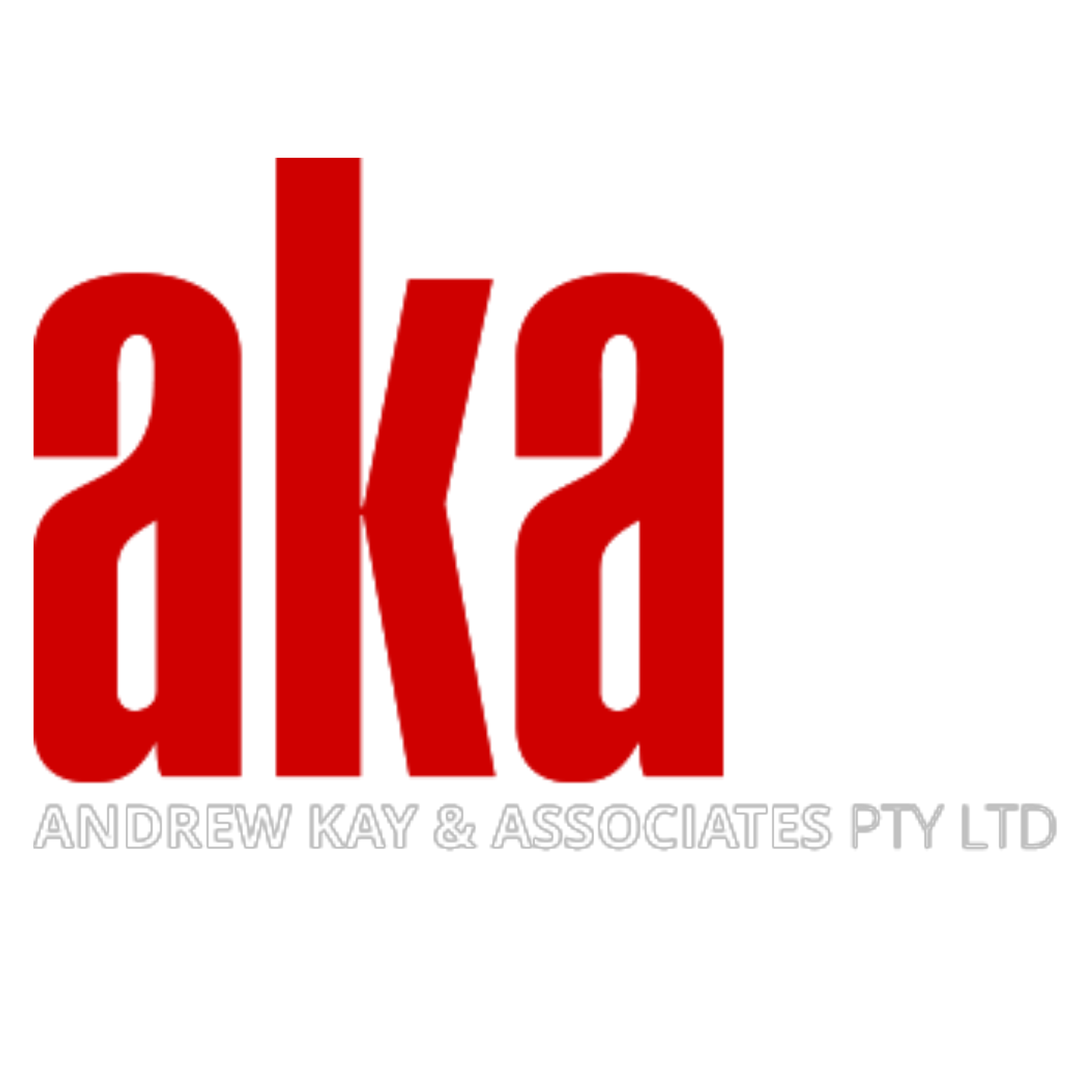 Logo of ADK, with bold red letters 'adk', and smaller white text below that reads 'Andrew Kay & Associates Pty Ltd'.