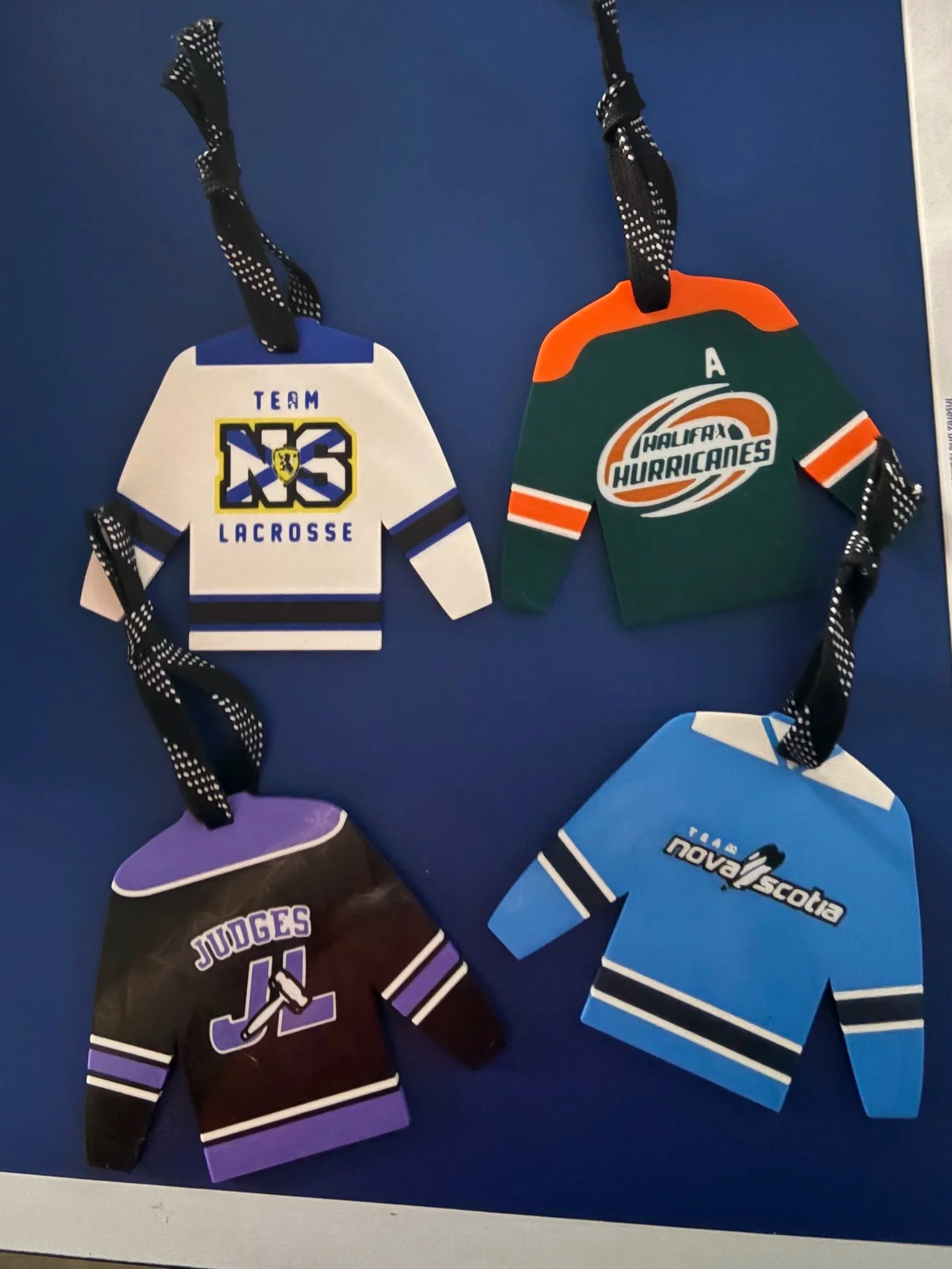 Custom Jersey ornaments