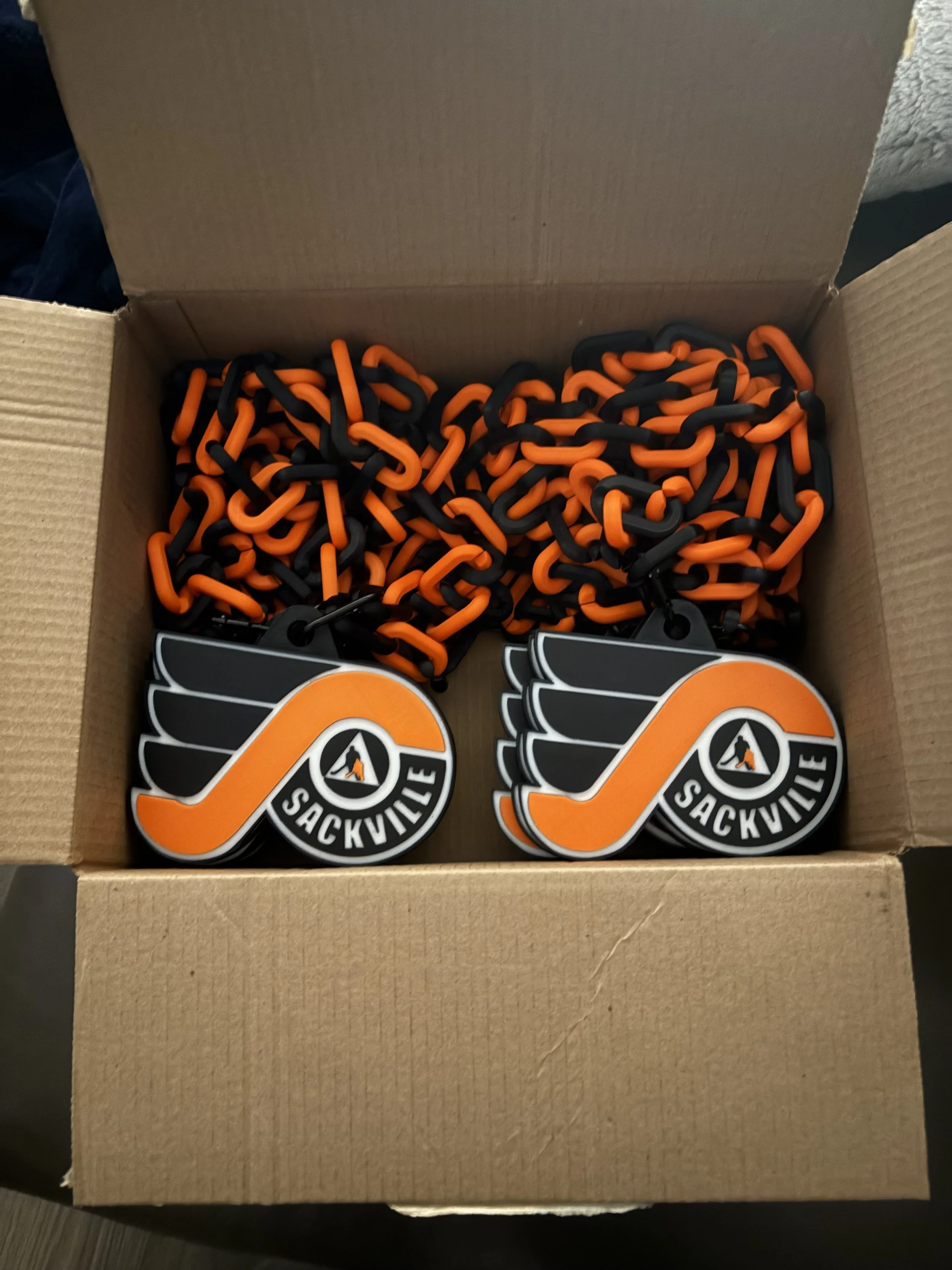 Bulk order of MVP Chains for Sackville Minor Hockey 