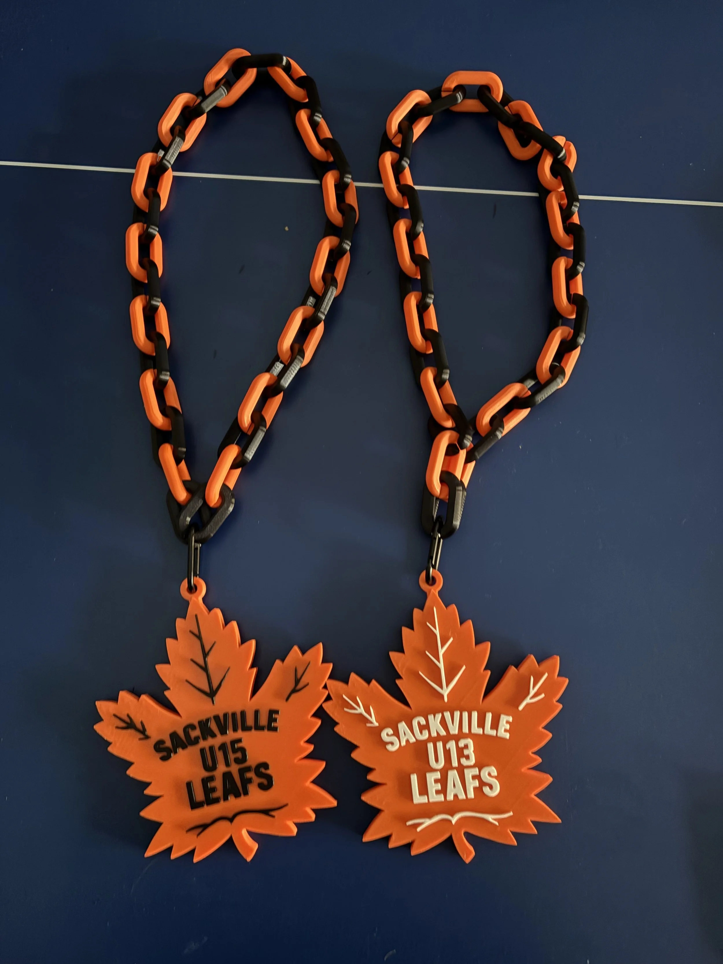 Custom Player of the Game chains