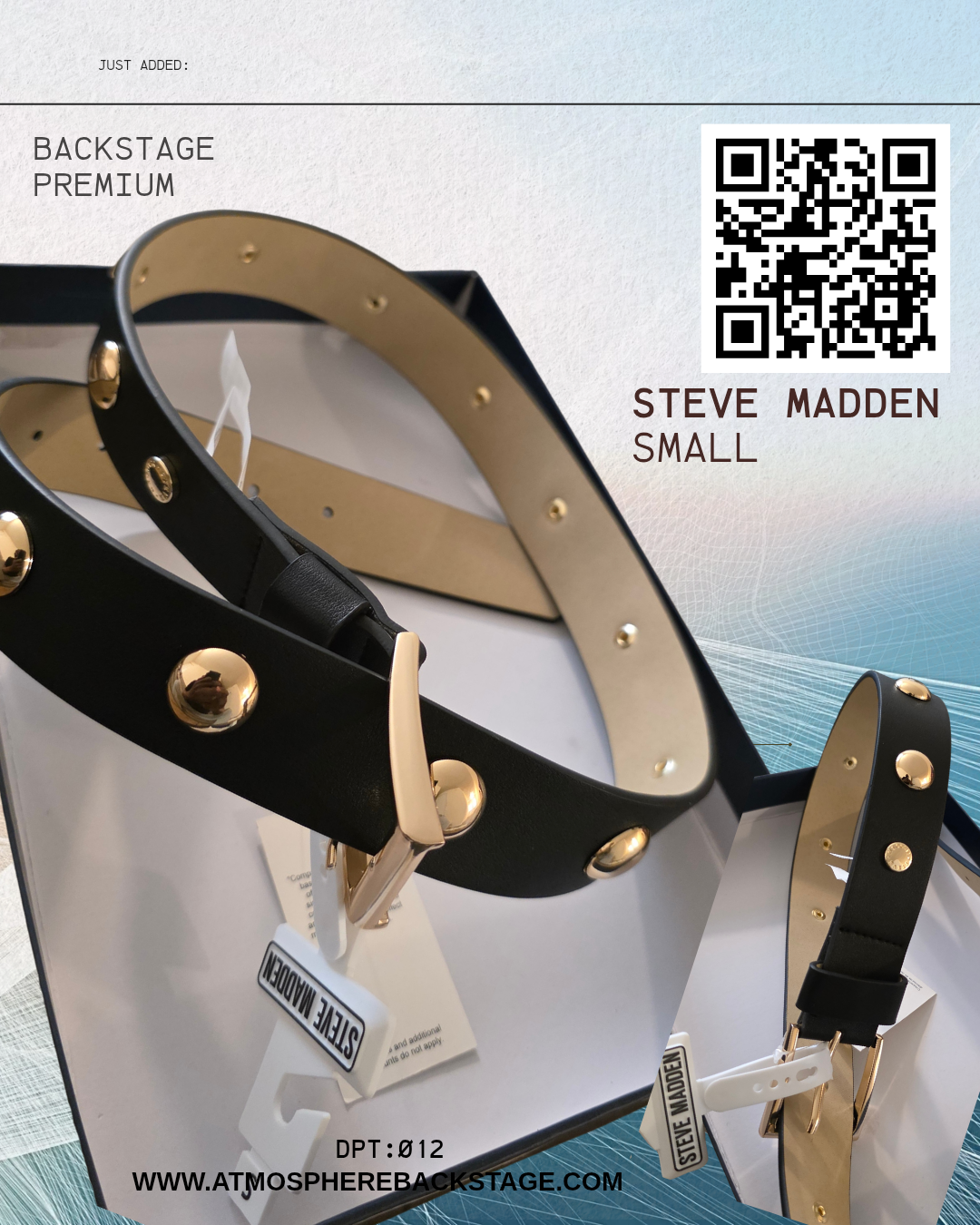 Premium STEVE MADDEN Women's Belt /S / N40,000.00 Comparable Value $42 save: N19,010.00