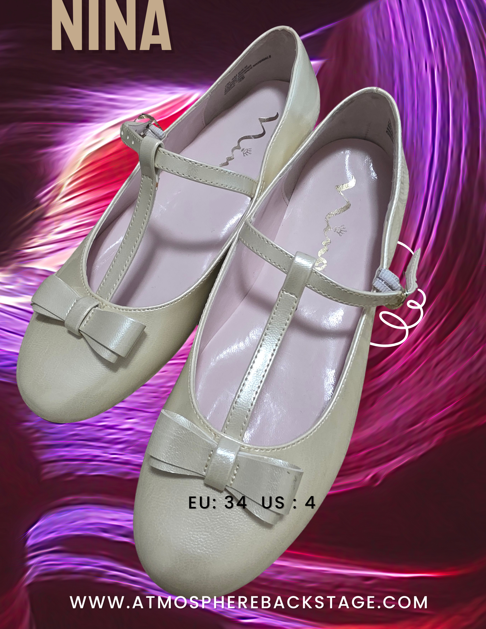 Nina USA Girls shoe (code:88990) / N50,000.00 Comparable Value $60 Save: N30,420.00