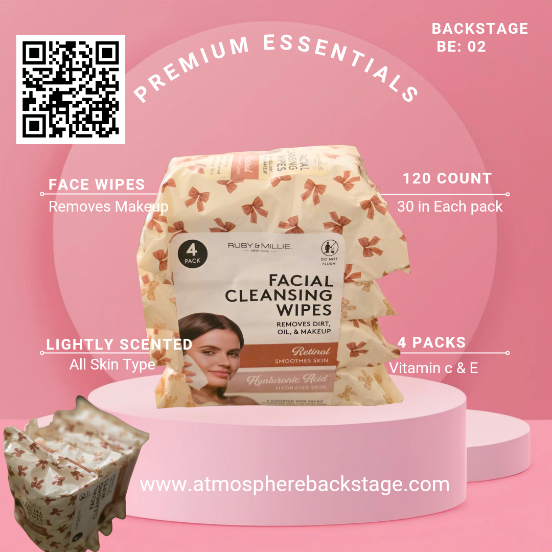 Ruby & Millie Facial Cleansing wipes / N11000.00 Comparable Value $12 Save: N6,000.00