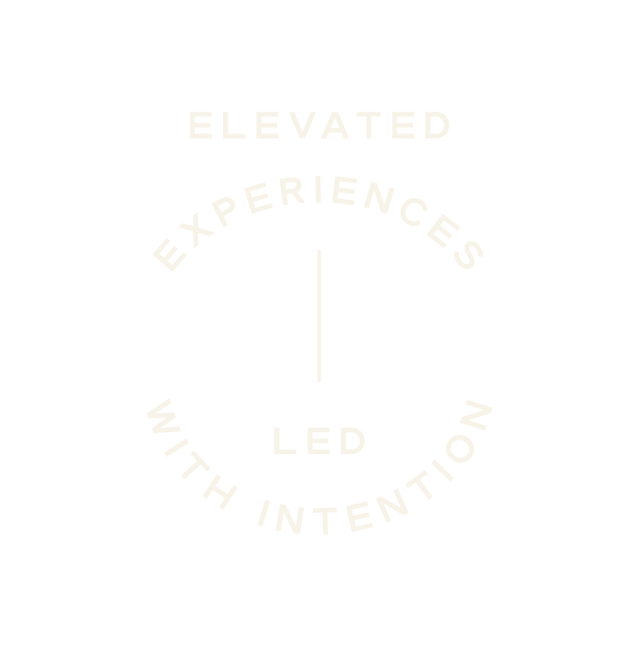 KMC Global Event's tagline that says "Elevated experiences led with intention"
