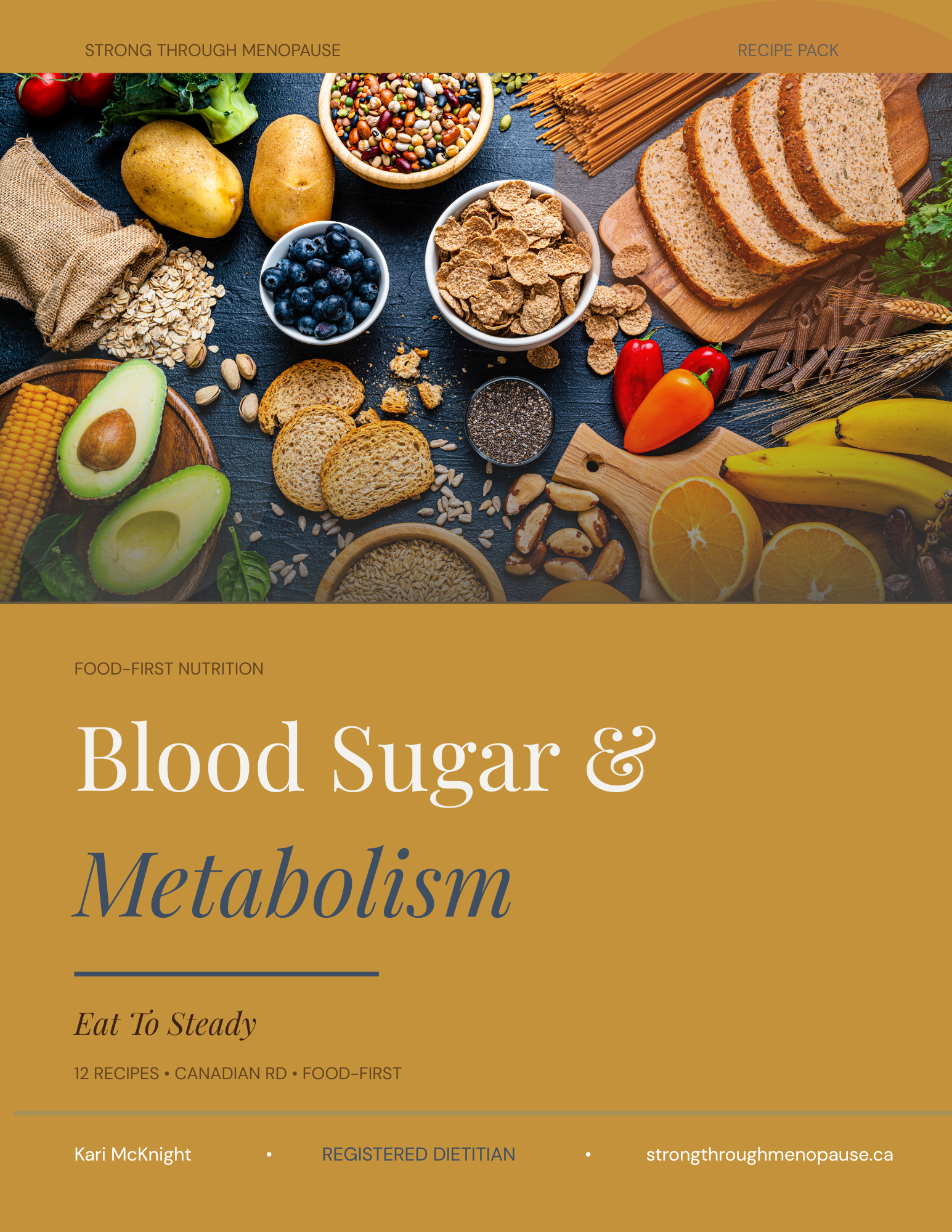 Blood Sugar & Metabolism Recipe Pack