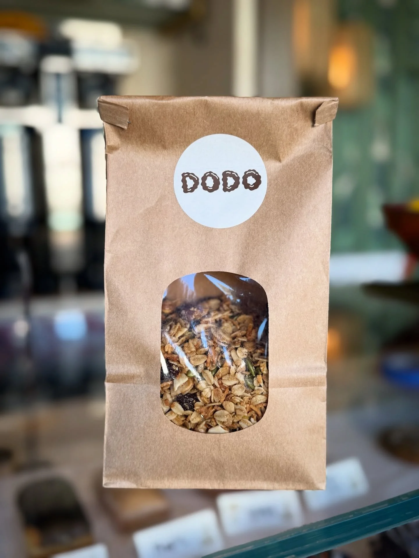 If you love our housemade granola, you can take it home.

The same blend we serve with yogurt and fresh fruit is now available to stock your own mornings &mdash; golden clusters, toasted nuts, just the right crunch.

Ask for a bag next time you&rsquo