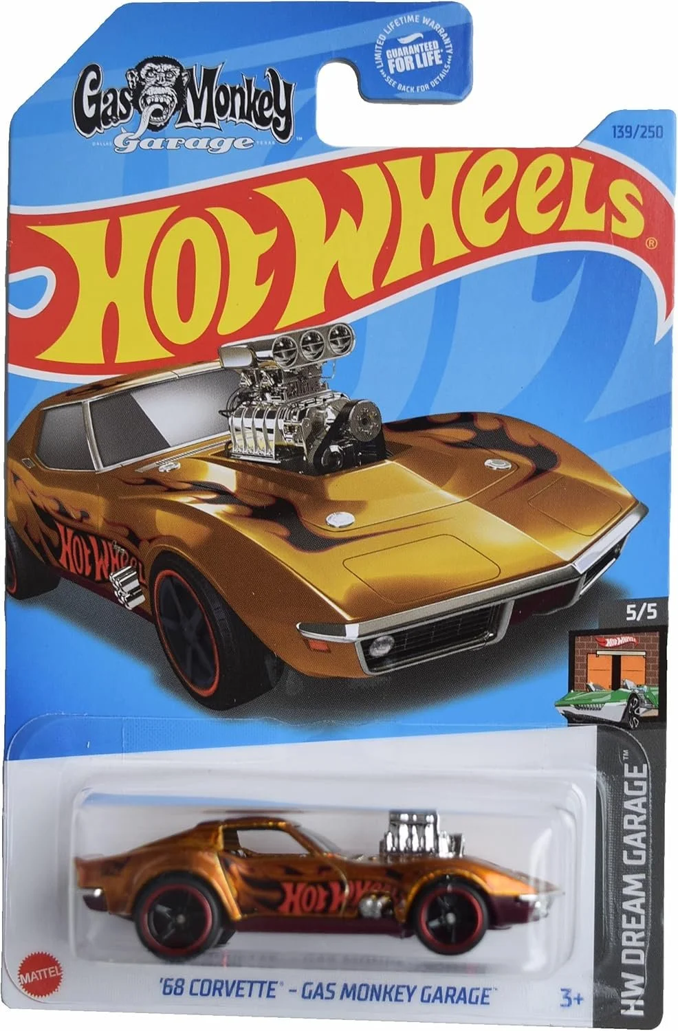 Hot Wheels Super Treasure Hunt '68 Corvette Gas Monkey Garage