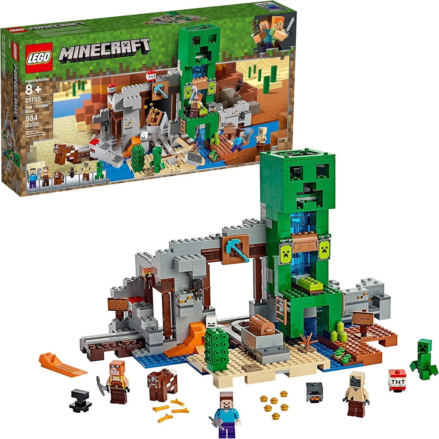 LEGO Minecraft The Creeper Mine 21155