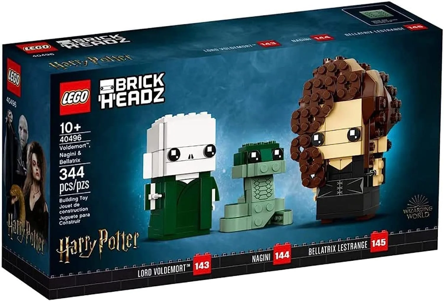 LEGO Harry Potter BrickHeadz Voldemort, Nagini & Bellatrix 40496