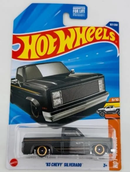 Hot Wheels '83 Chevy Silverado [Black] Hot Trucks 9/10, 157/250
