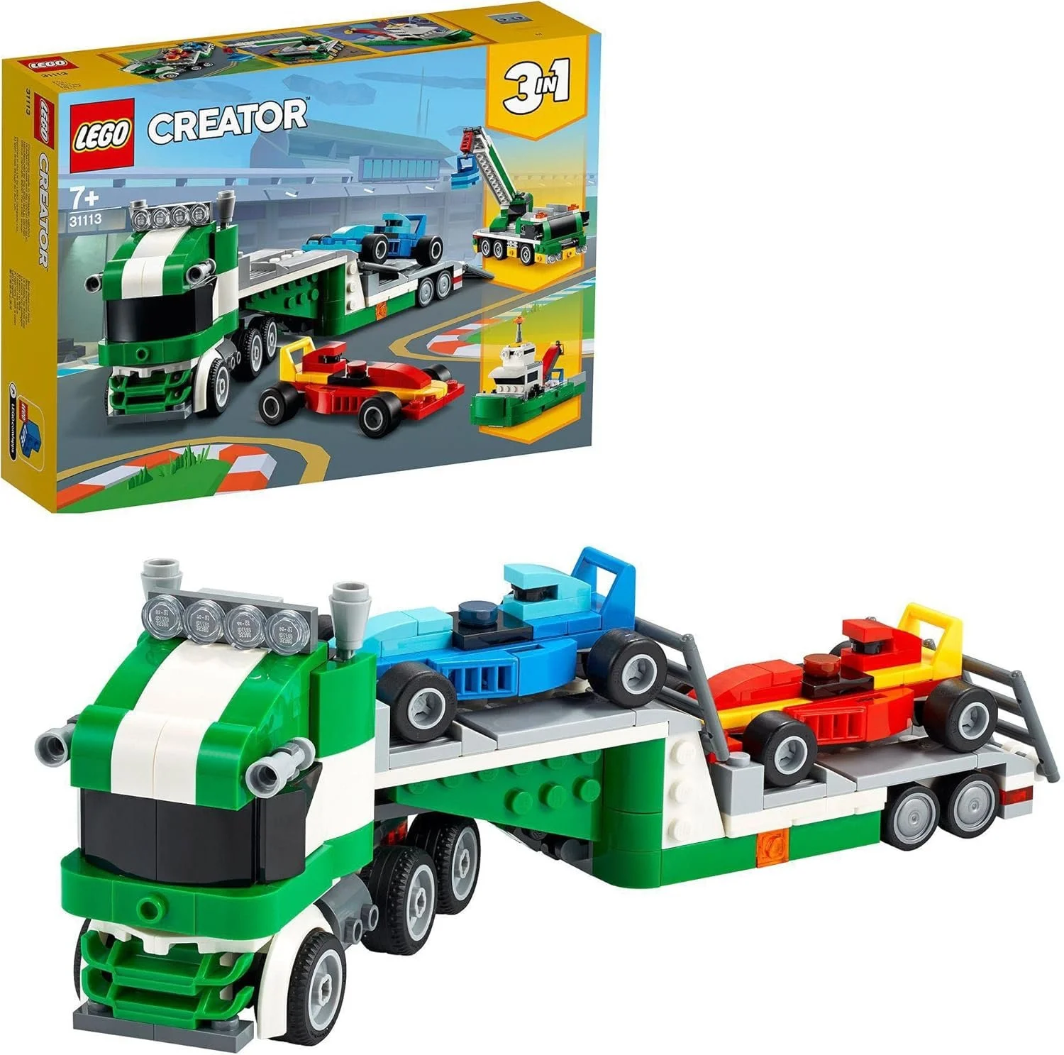 LEGO Creator 3-in-1 Racing Car Transporter 31113