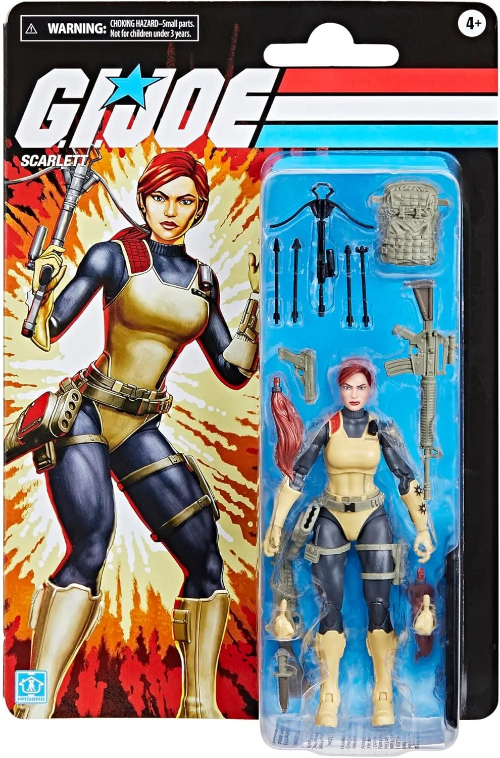 GI Joe Classified Series Retro Cardback Scarlett