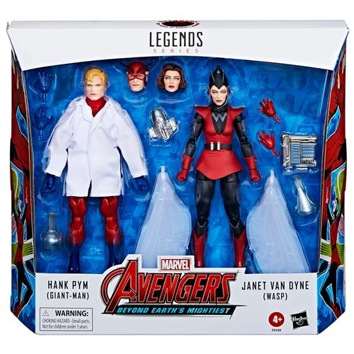 Marvel Legends Hank Pym (Giant-Man) & Janet Van Dyne (Wasp) 2 Pack