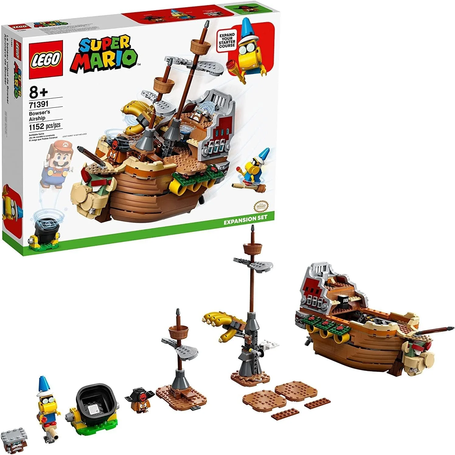 LEGO Super Mario Bowser’s Airship Expansion Set 71391