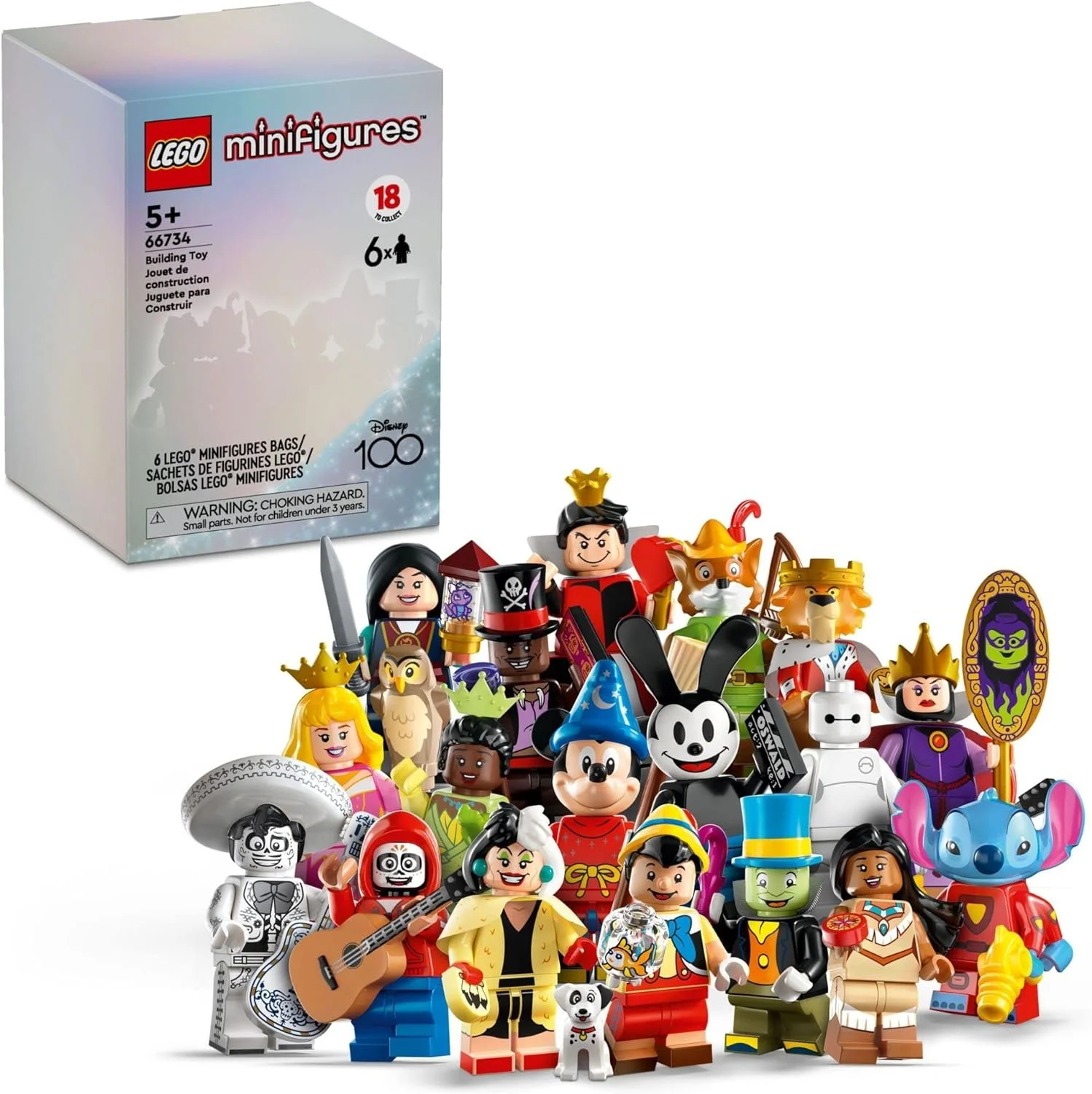 LEGO Minifigures Disney 100 6 Pack 66734
