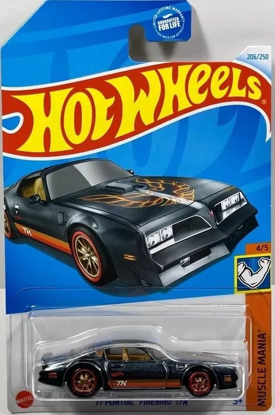 Hot Wheels '77 Pontiac Firebird T/A Super Treasure Hunt 206/250 Muscle Mania 4/5
