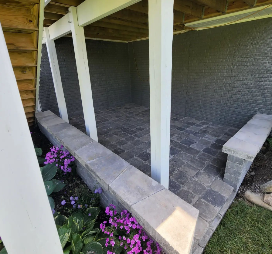 Have a nasty space or dead area full of dirt or gravel under your balcony or deck? Let us make it a usable space you can enjoy!!