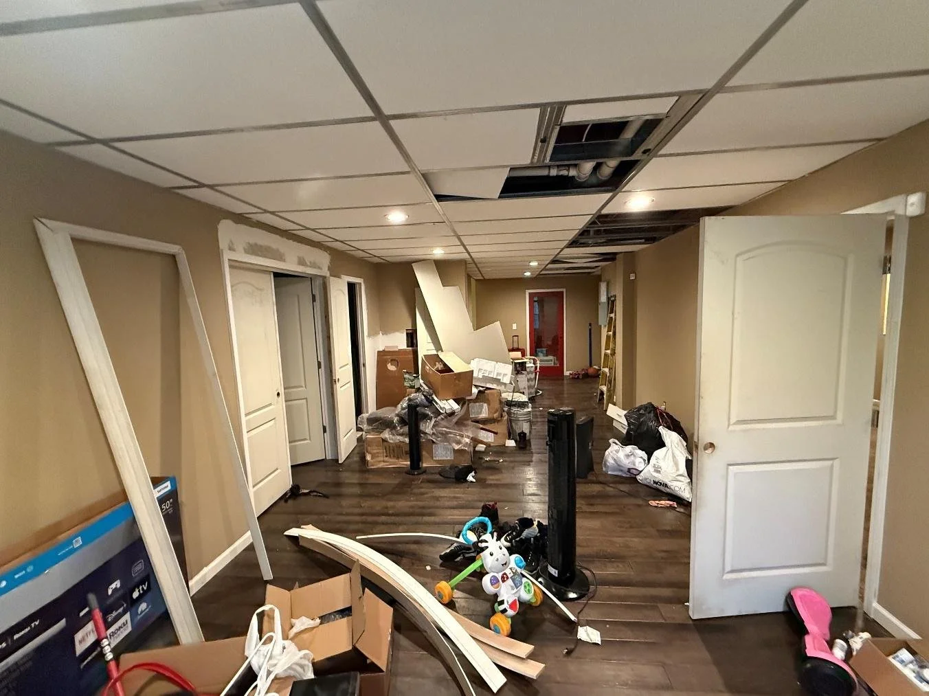 Basement before