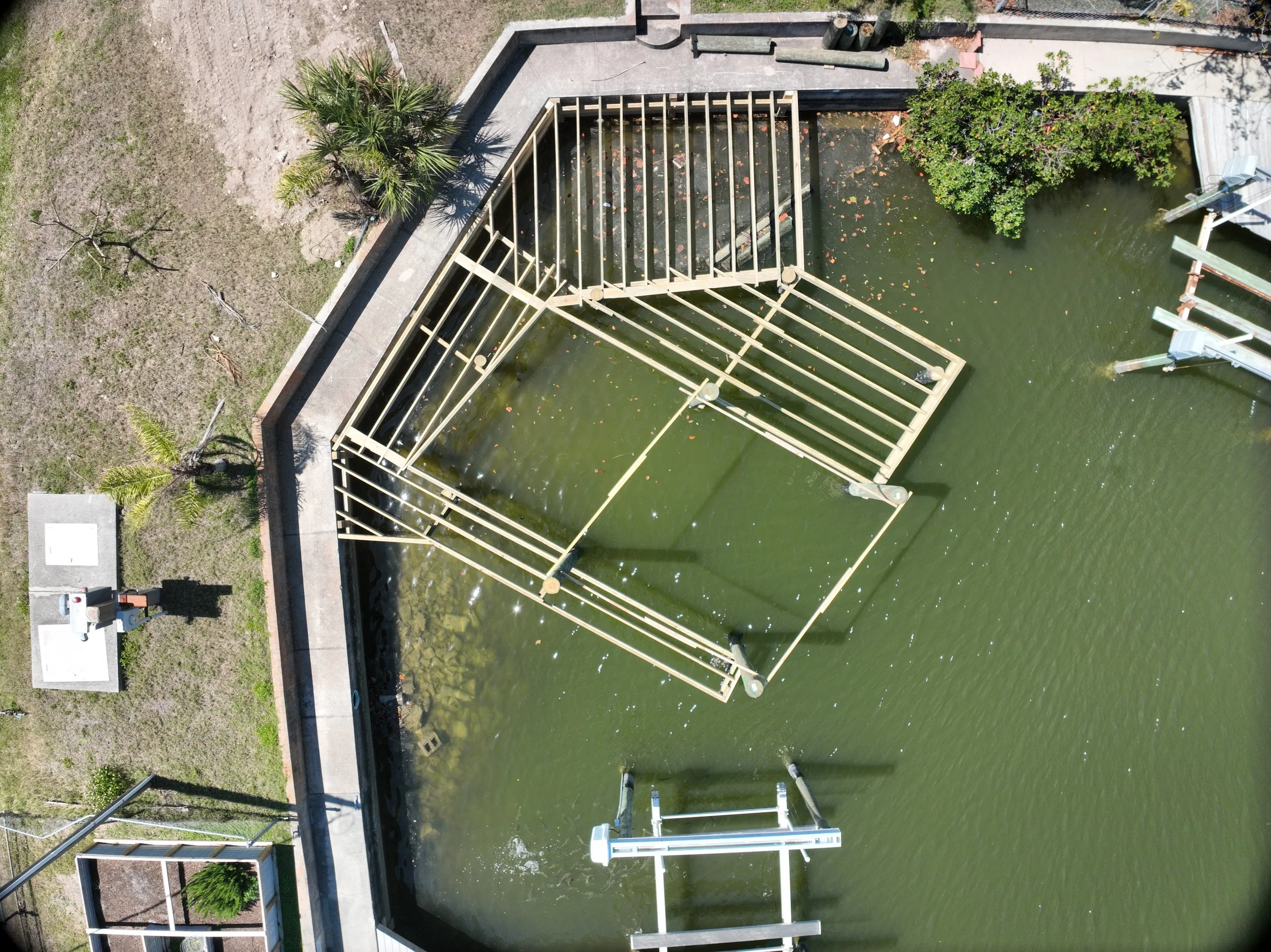 Dock Construction Progress Project