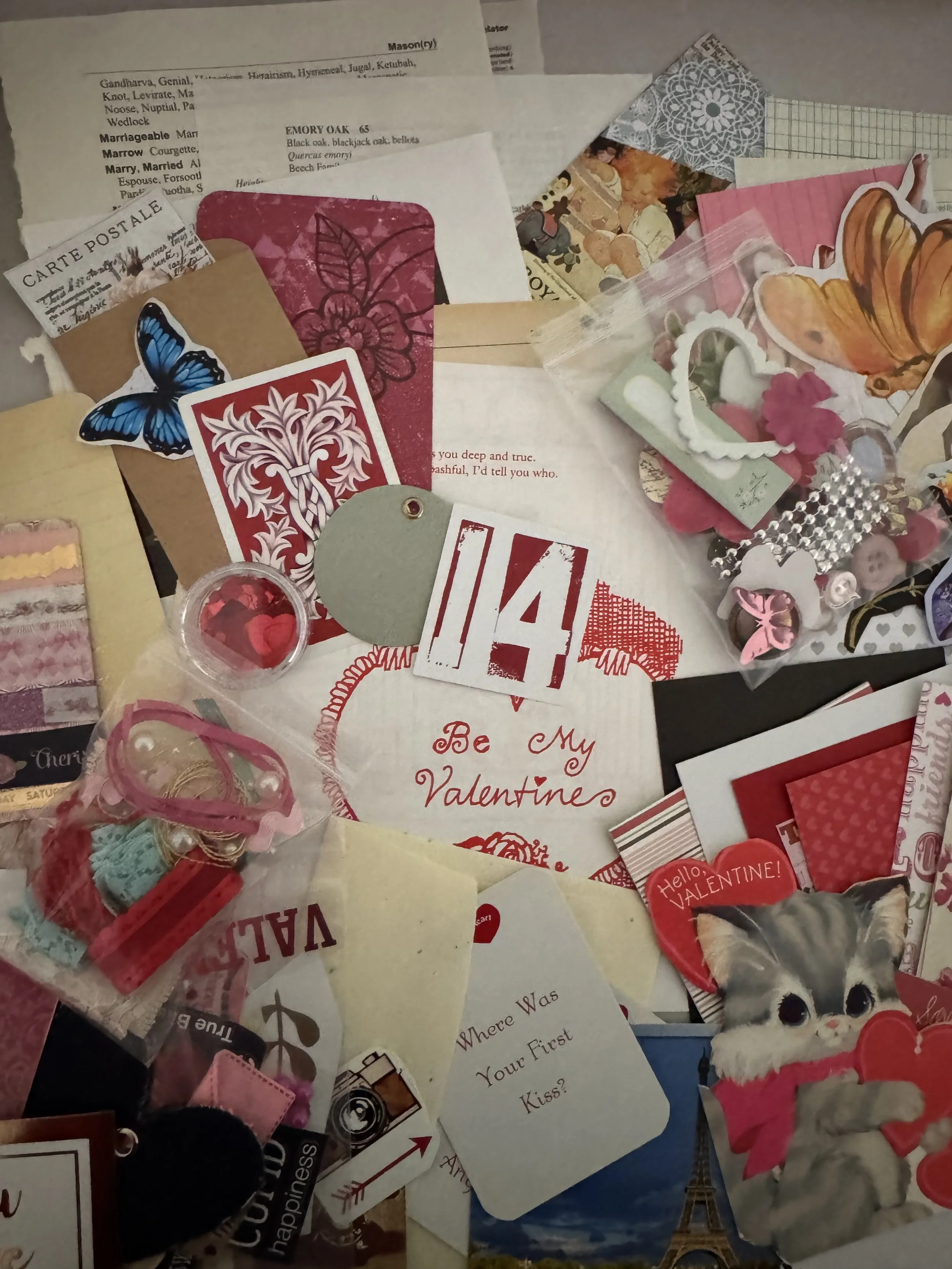 🌹 Vintage Romance Junk Journal Kit