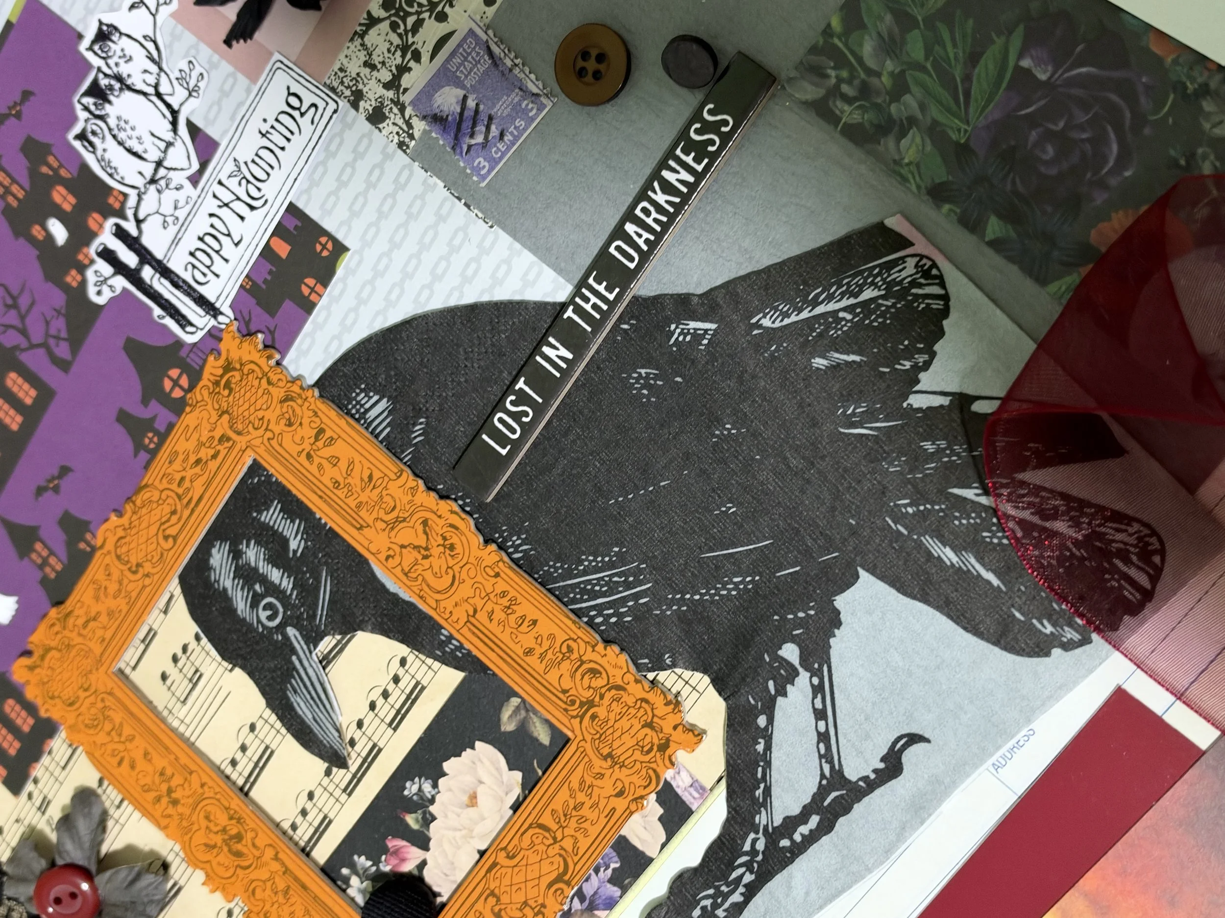 Haunted Halls Mini Junk Journal Kit