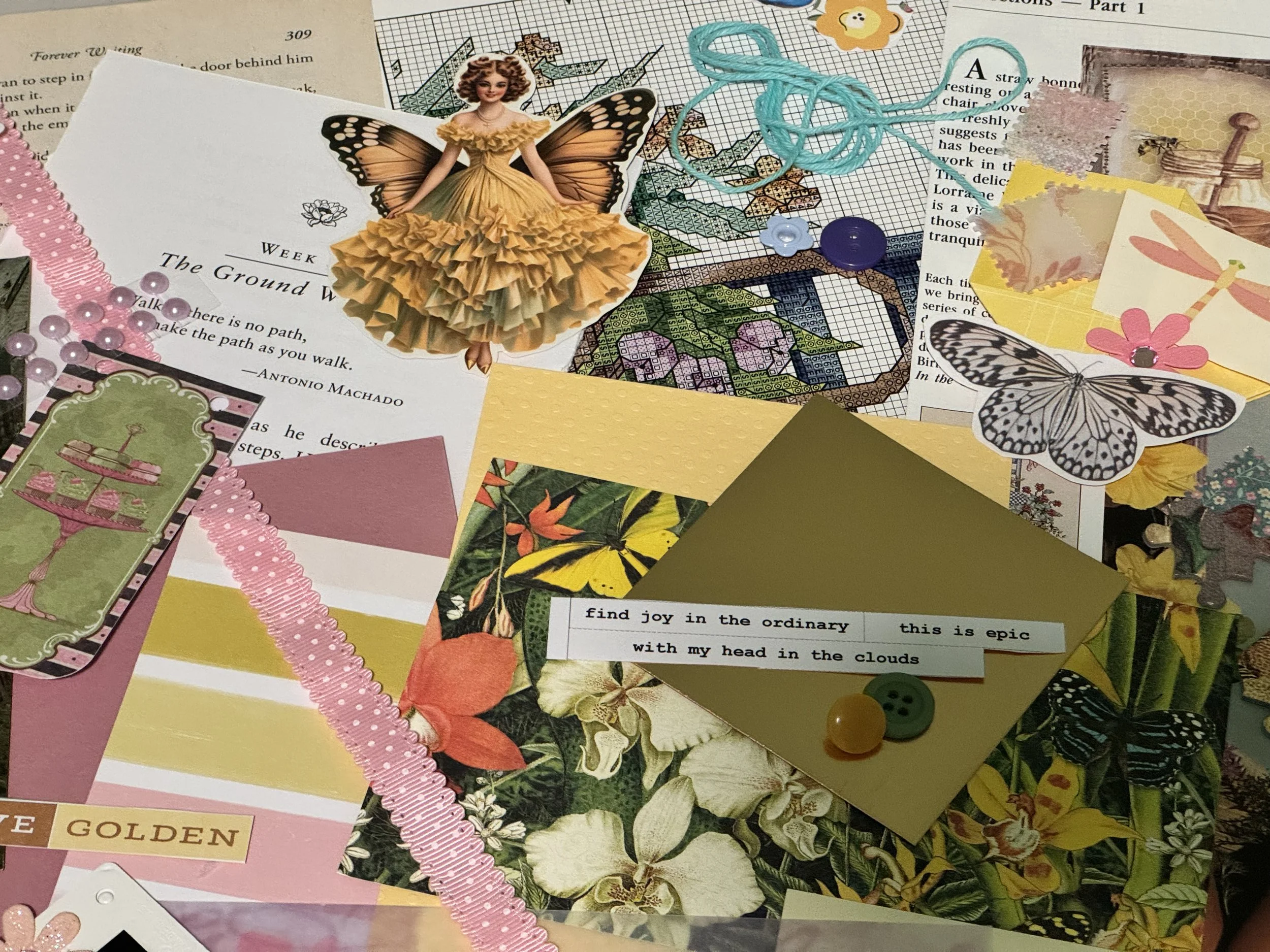 Spring Garden Junk Journal Kit