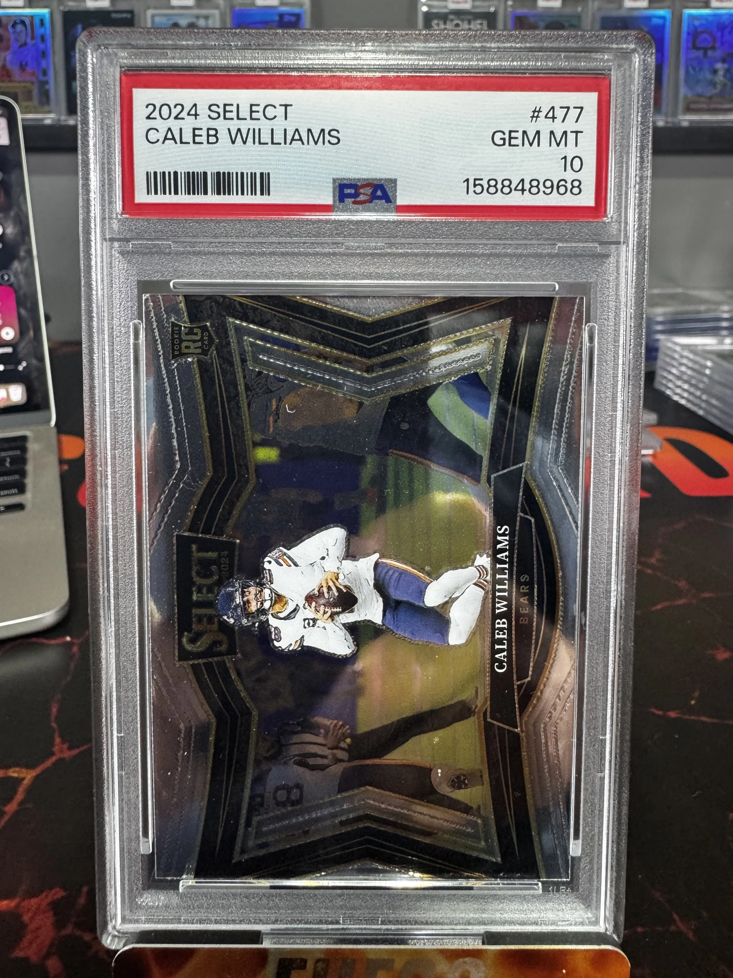 2024 Caleb Williams Select Field Level #477 RC PSA Gem Mint 10