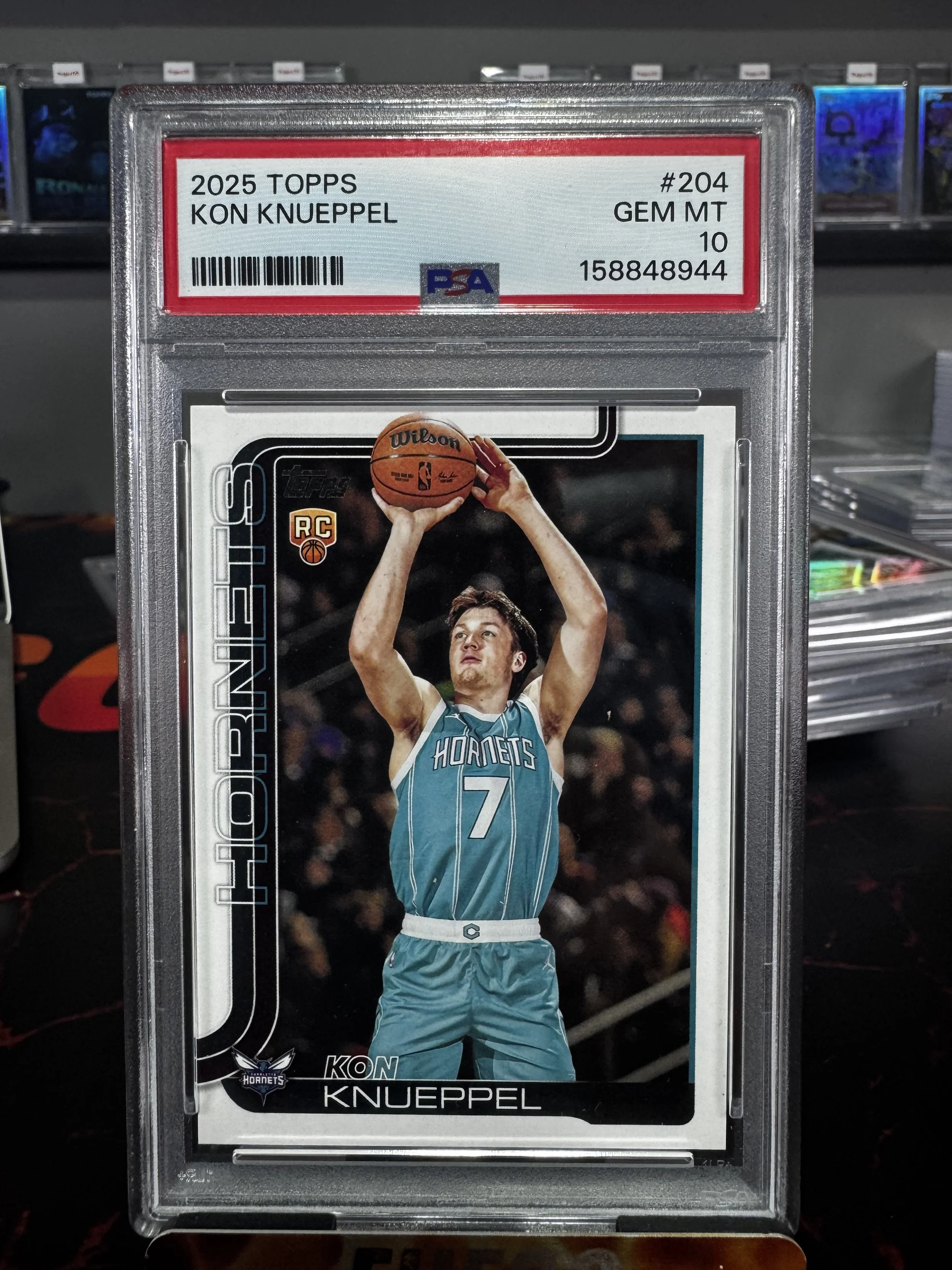 2025 Topps Kon Kneuppel RC PSA GEM MT 10