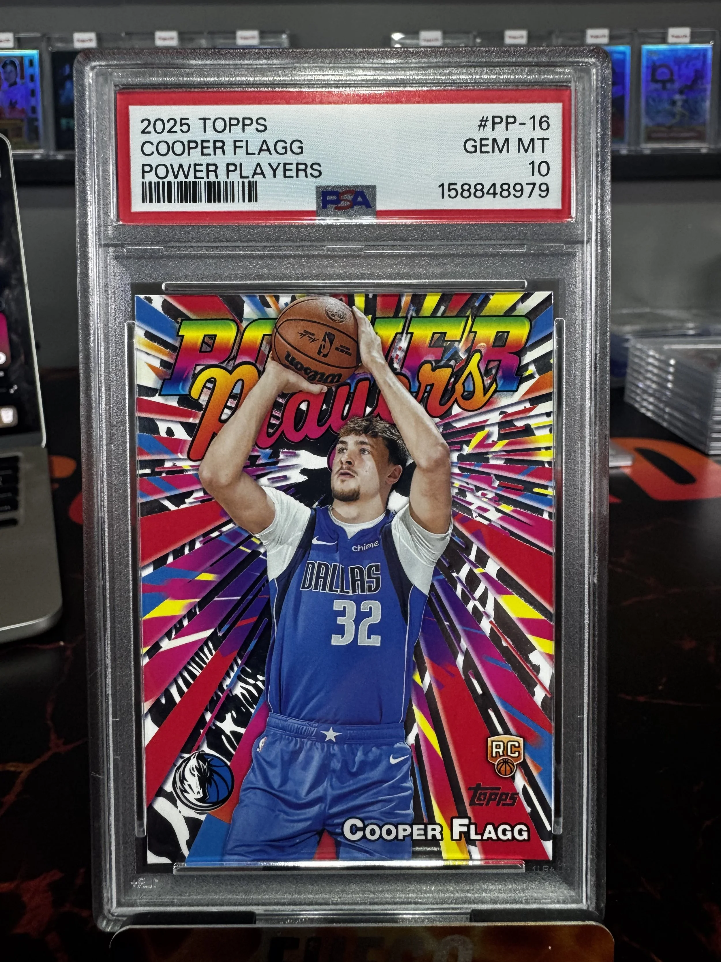 2025 Topps Cooper Flagg Power Players RC - PSA Gem Mint 10