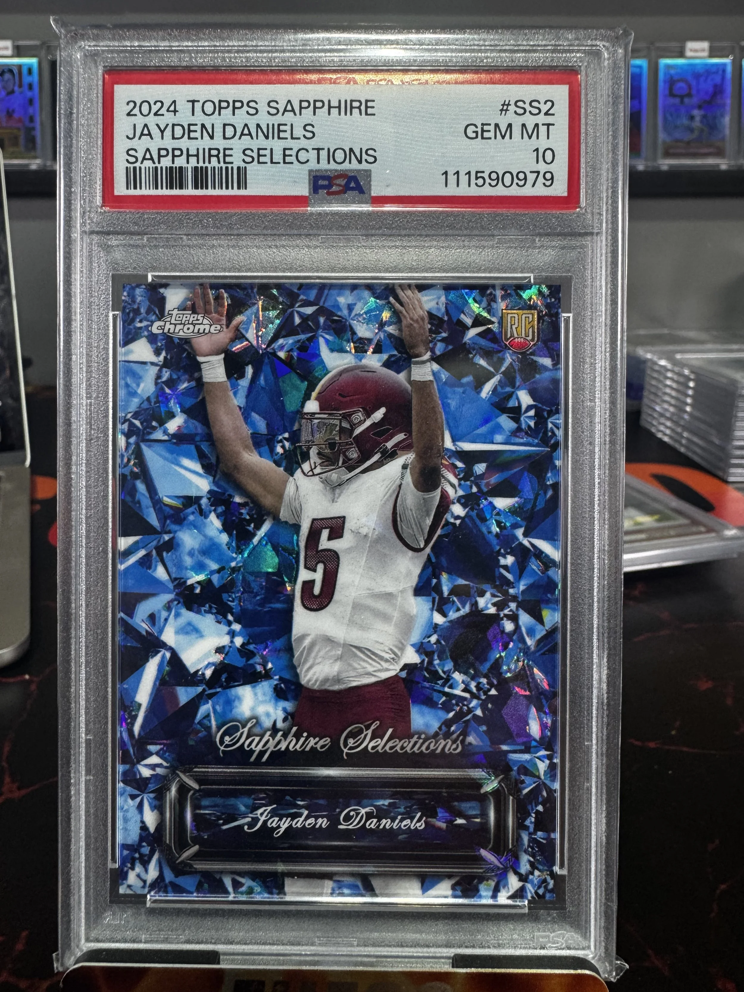 2024 Topps Sapphire Selections Jayden Daniels RC PSA 10
