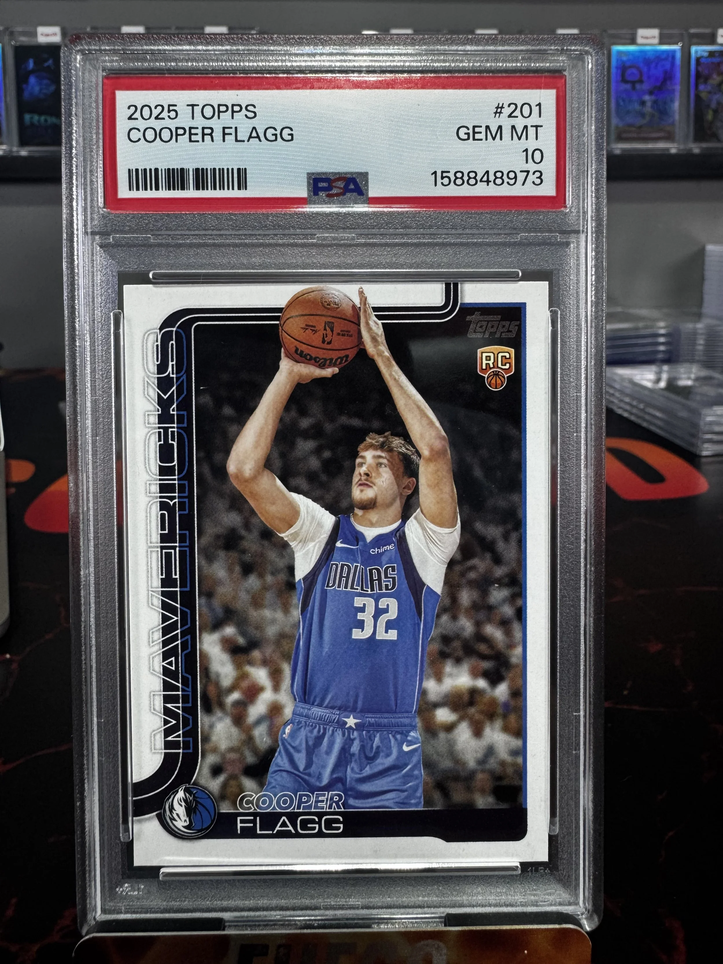 2025 Topps Cooper Flagg PSA GEM MT 10