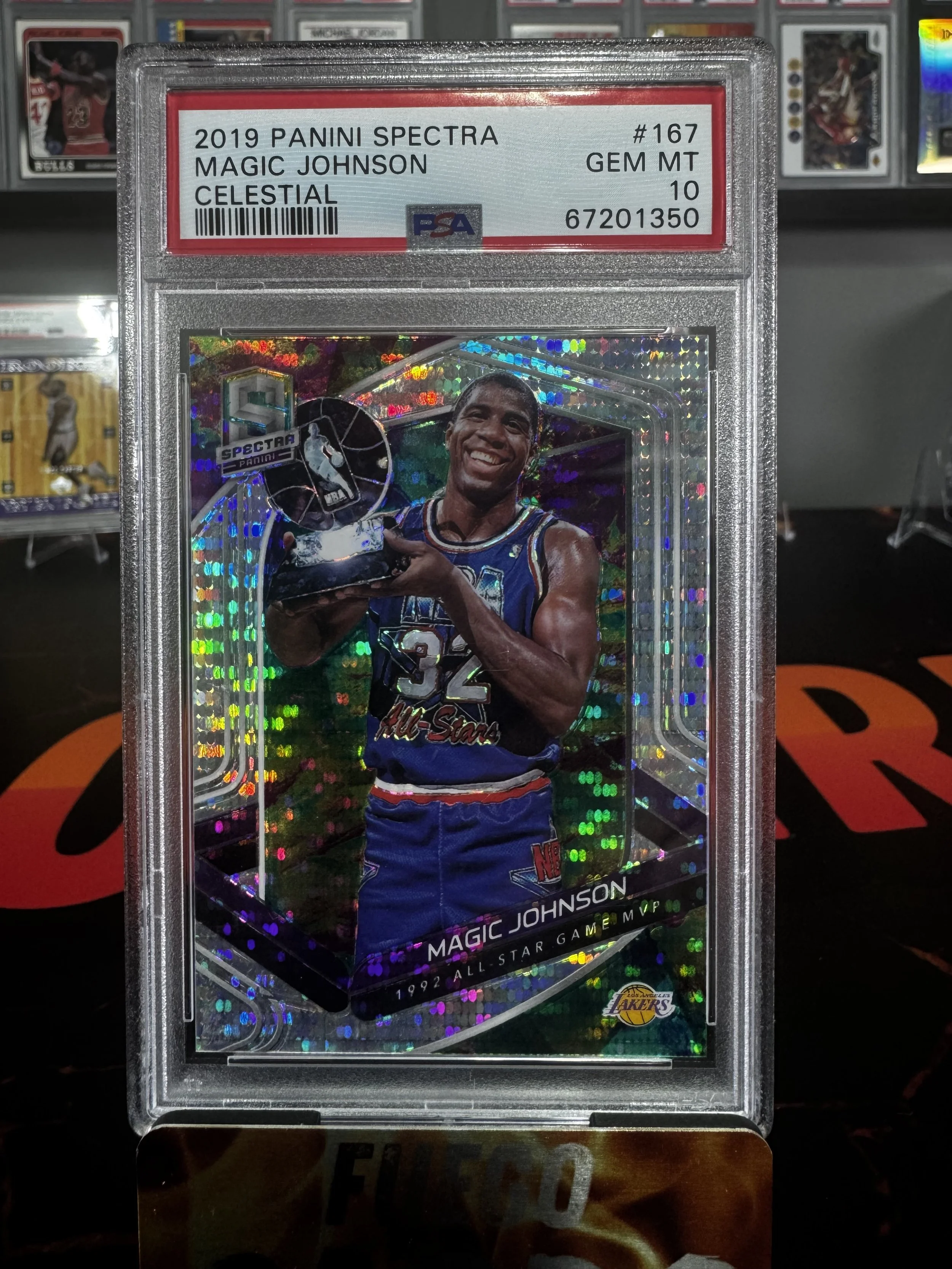 2019 Panini Spectra Magic Johnson Celestial PSA 10