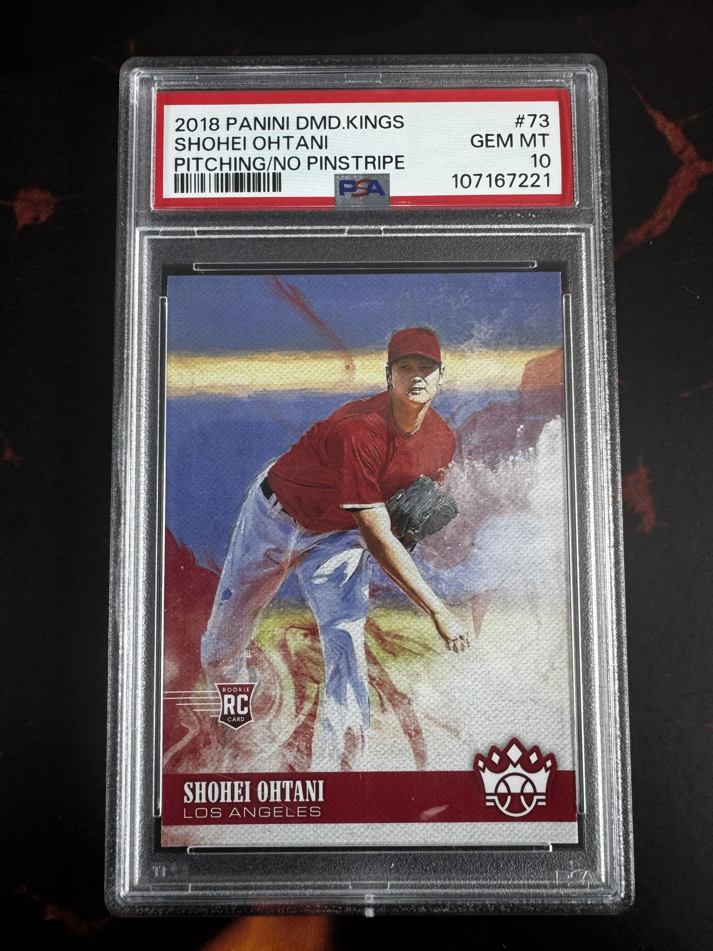 2018 Panini Shohei Ohtani Diamond Kings RC PSA 10