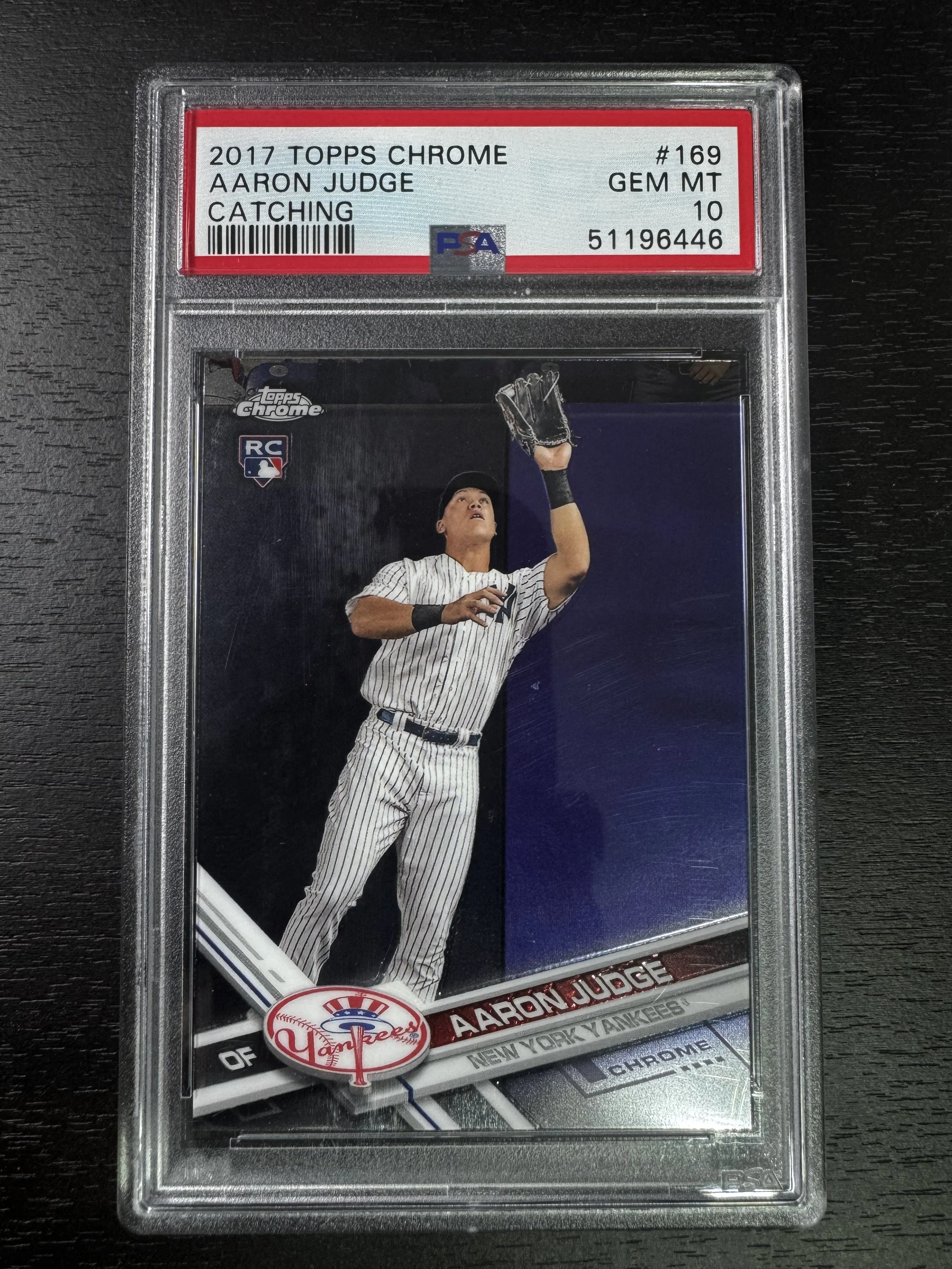 2017 Topps Chrome Aaron Judge RC PSA 10