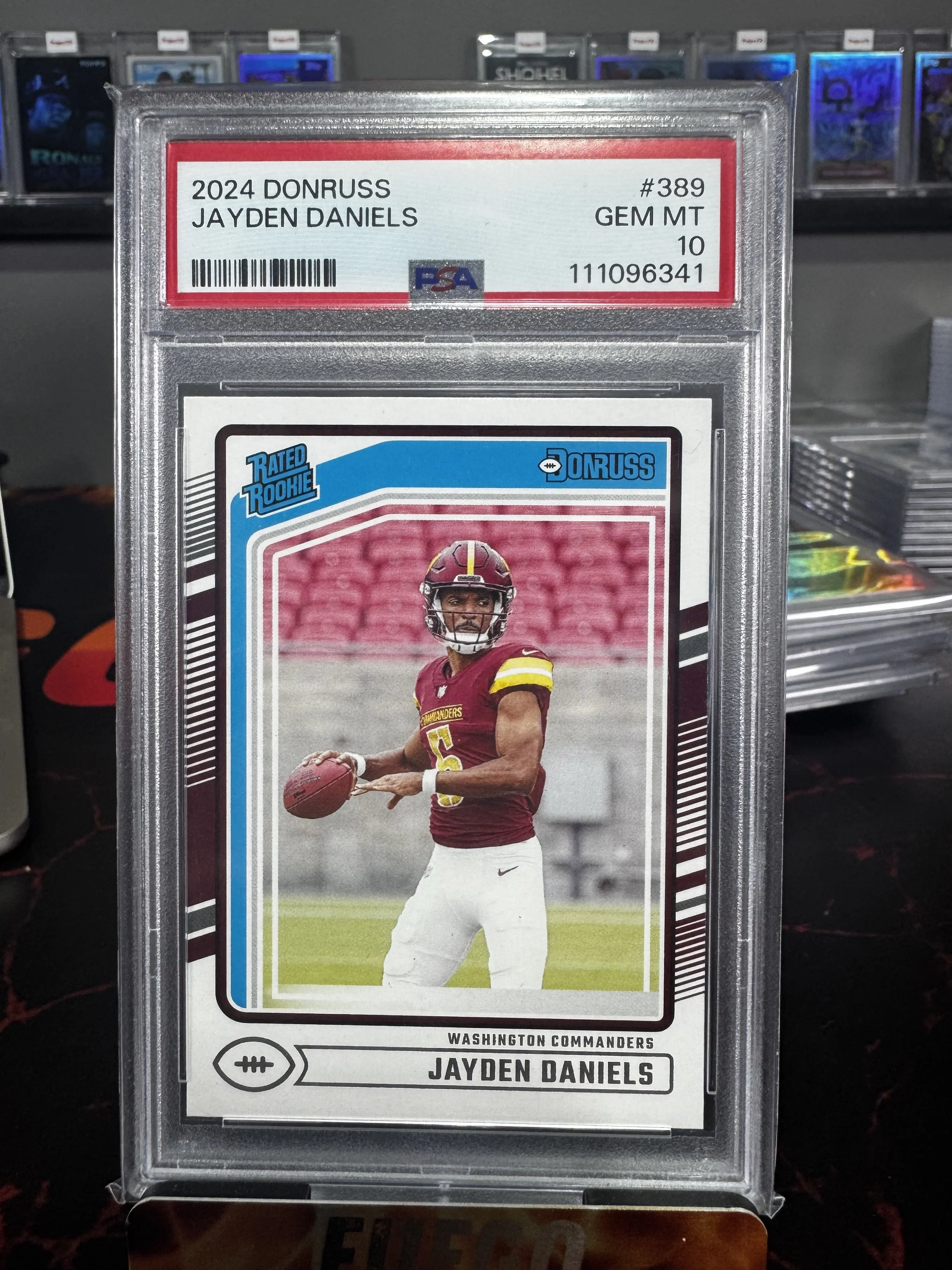 2024 Donruss Jayden Daniels Rated Rookie RC PSA 10