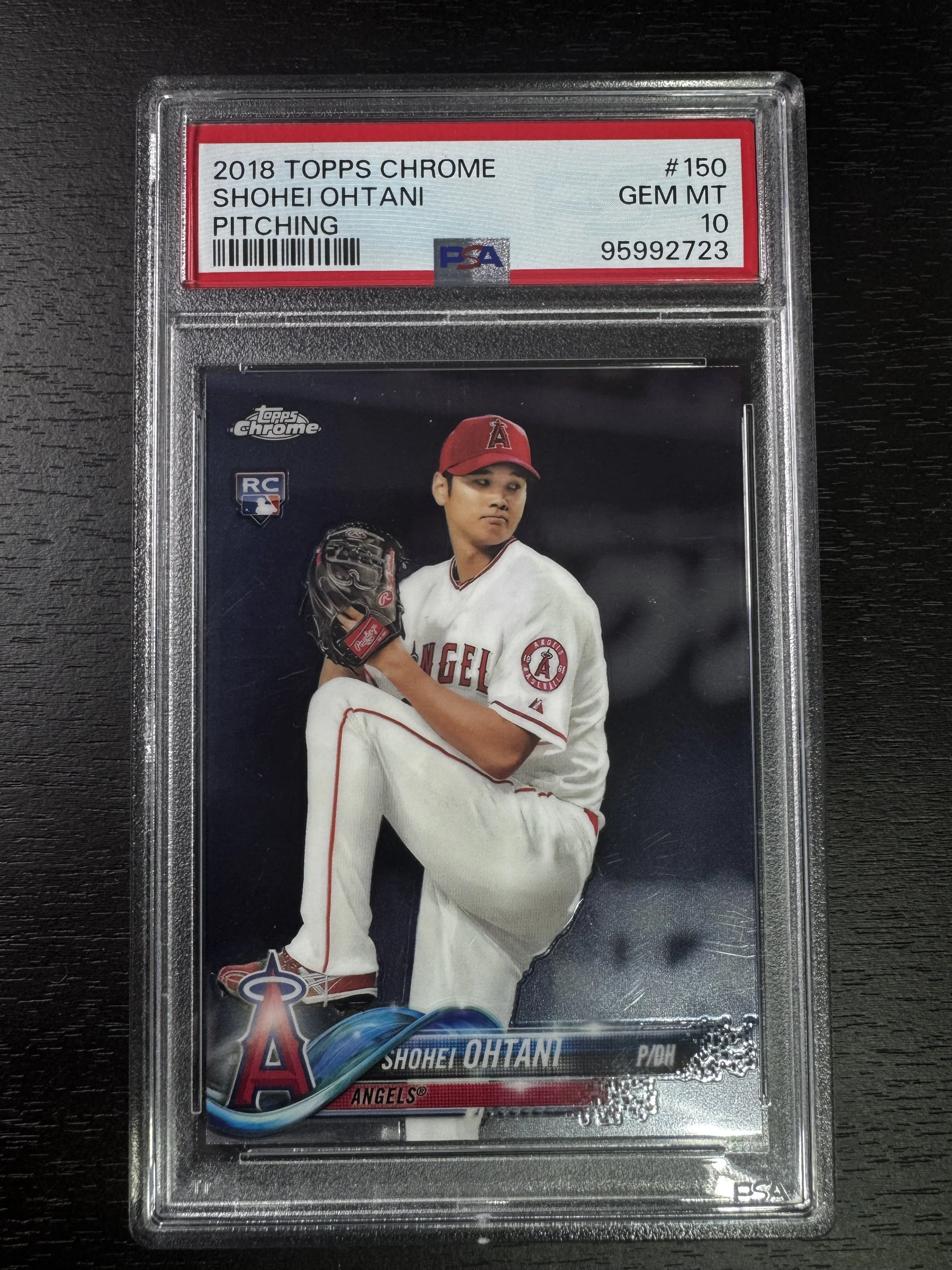 Shohei Ohtani 2018 Topps Chrome RC PSA 10