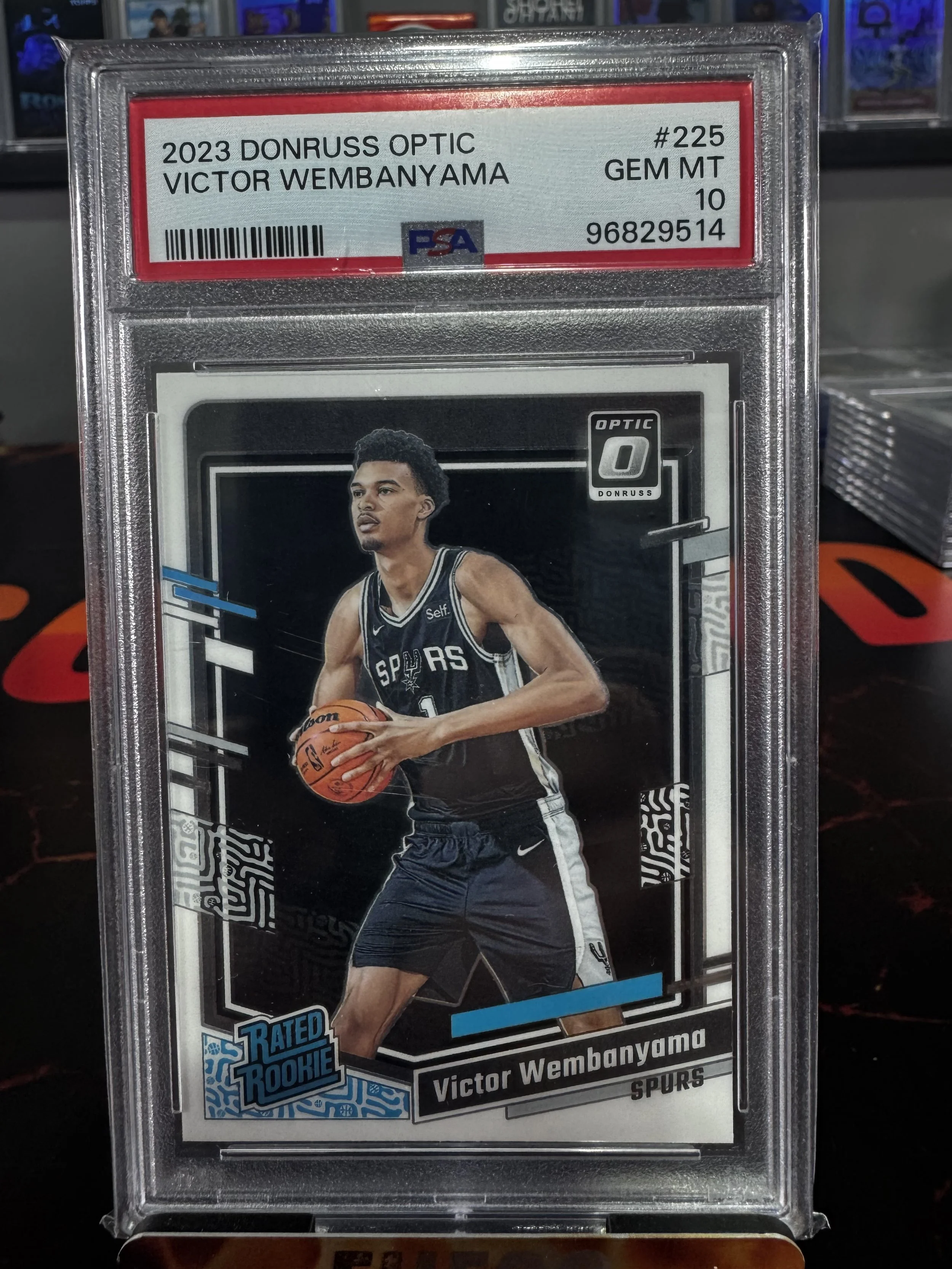 2023 Donruss Optic Victor Wembanyama RC PSA GEM MT 10