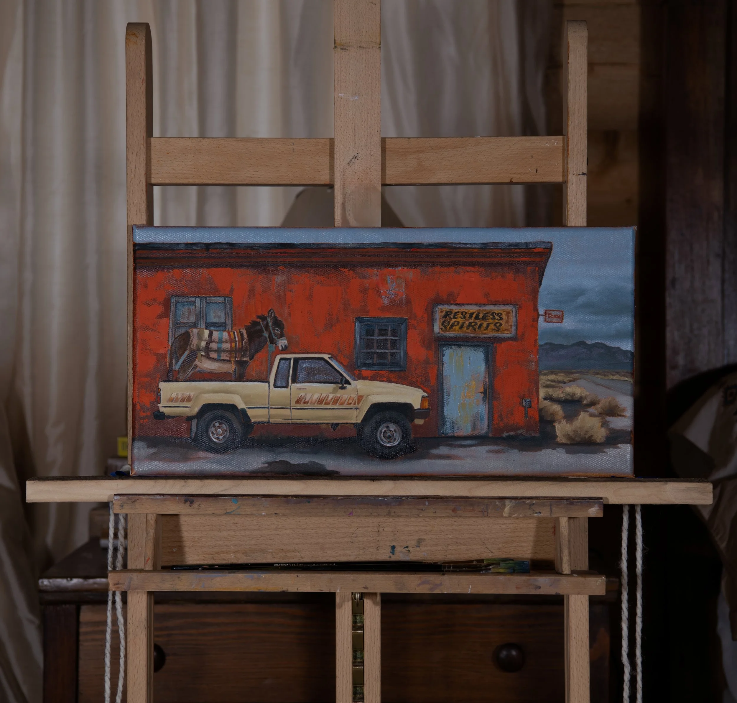 Living on Burro Time Giclee Print