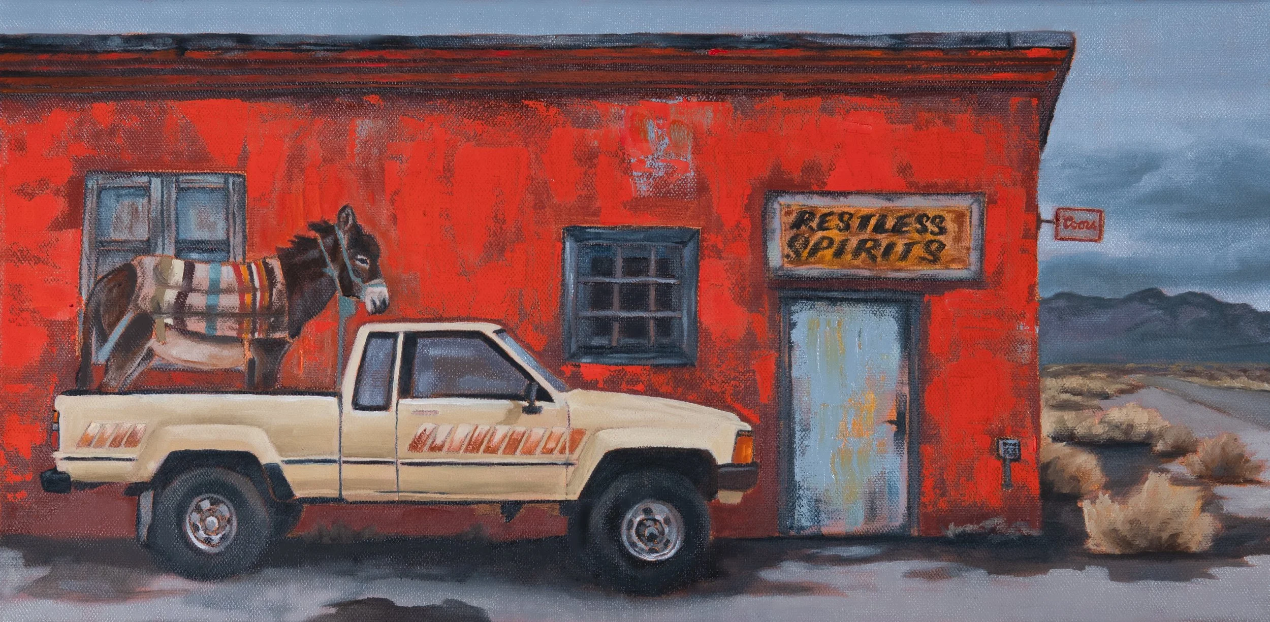 "Living on Burro Time" Oil on Canvas - SOLD