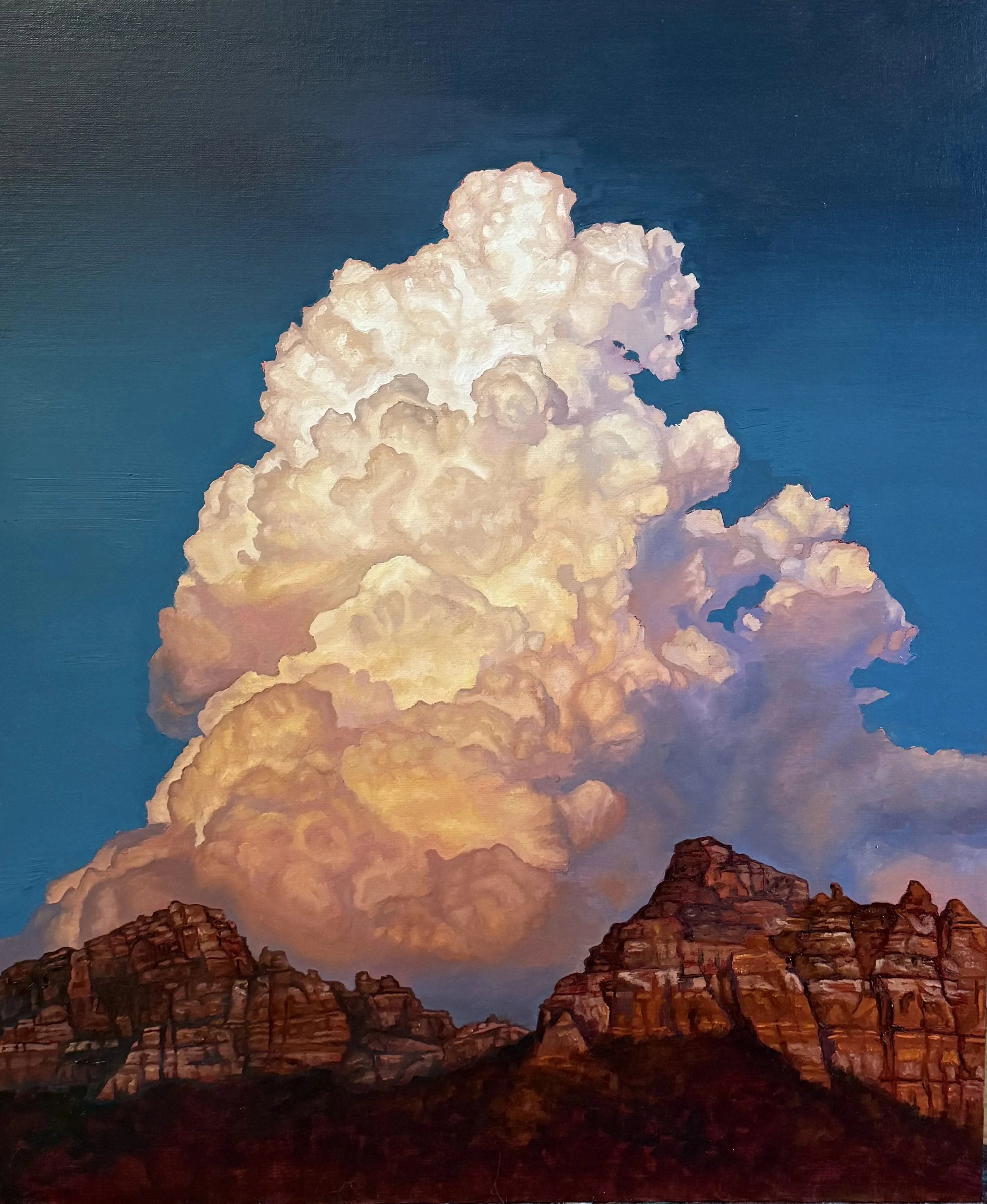 "The Billowing West" Oil on Linen - SOLD
