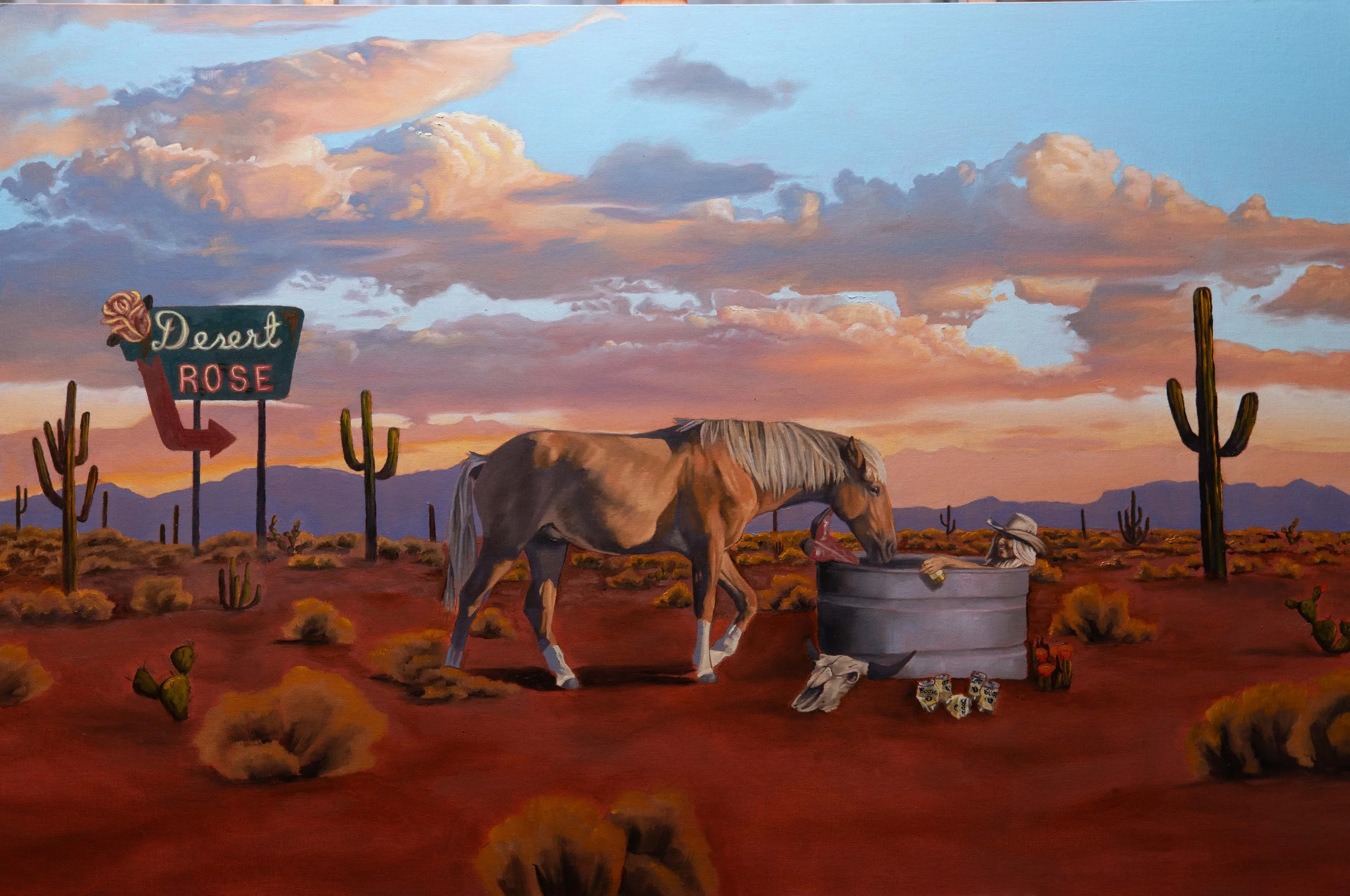 "Blondes Have More Fun" Oil on Linen - NFS