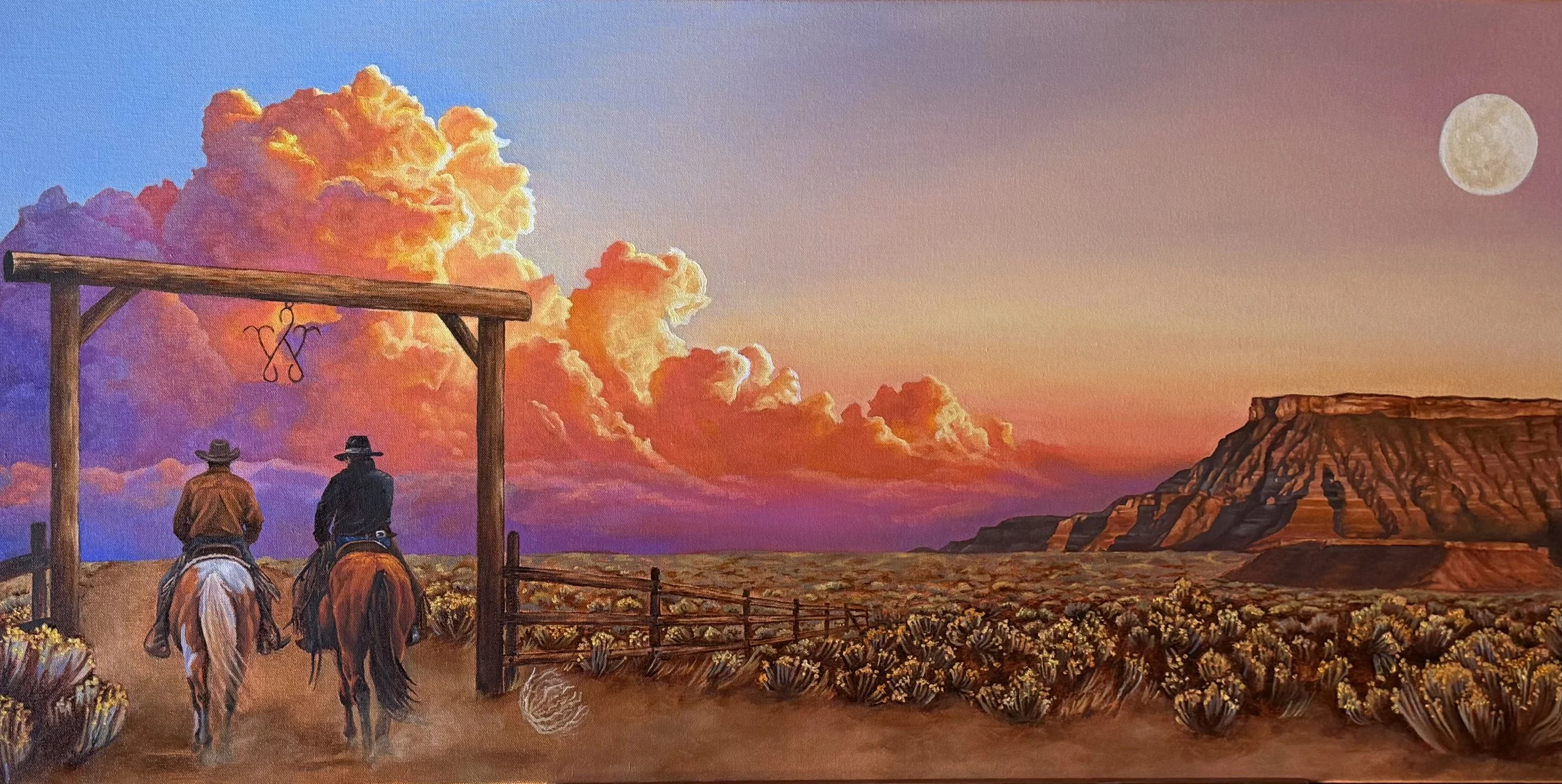 "The Way West" Oil on Canvas - SOLD