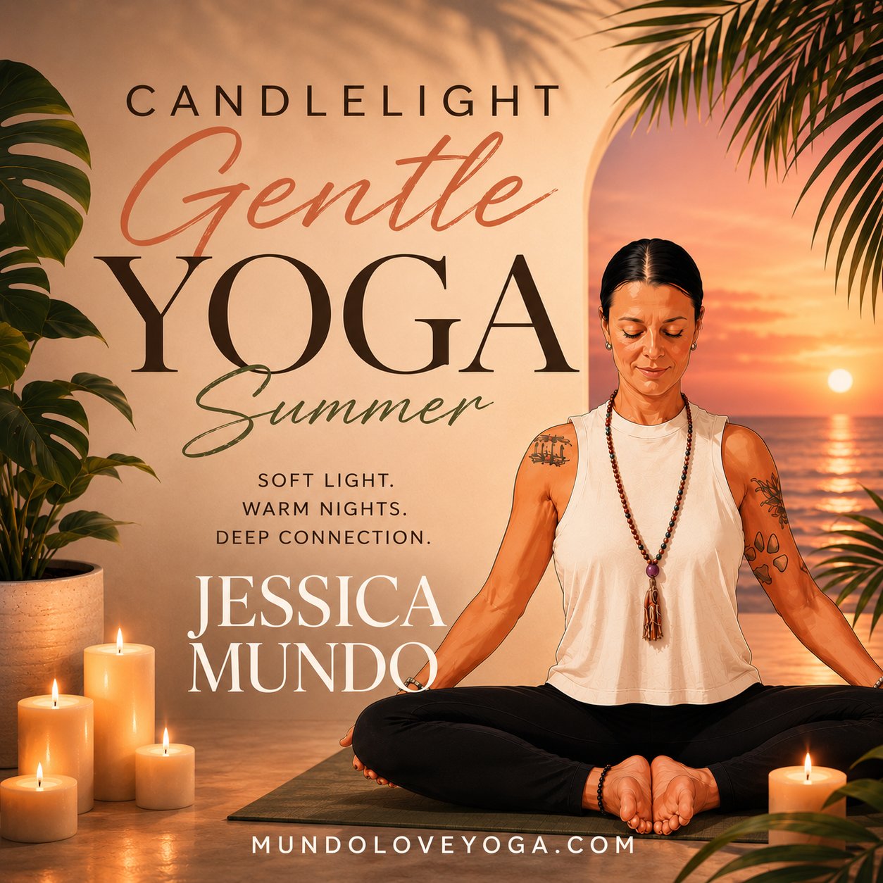 Candlelight Gentle yoga - Wednesday July 8th