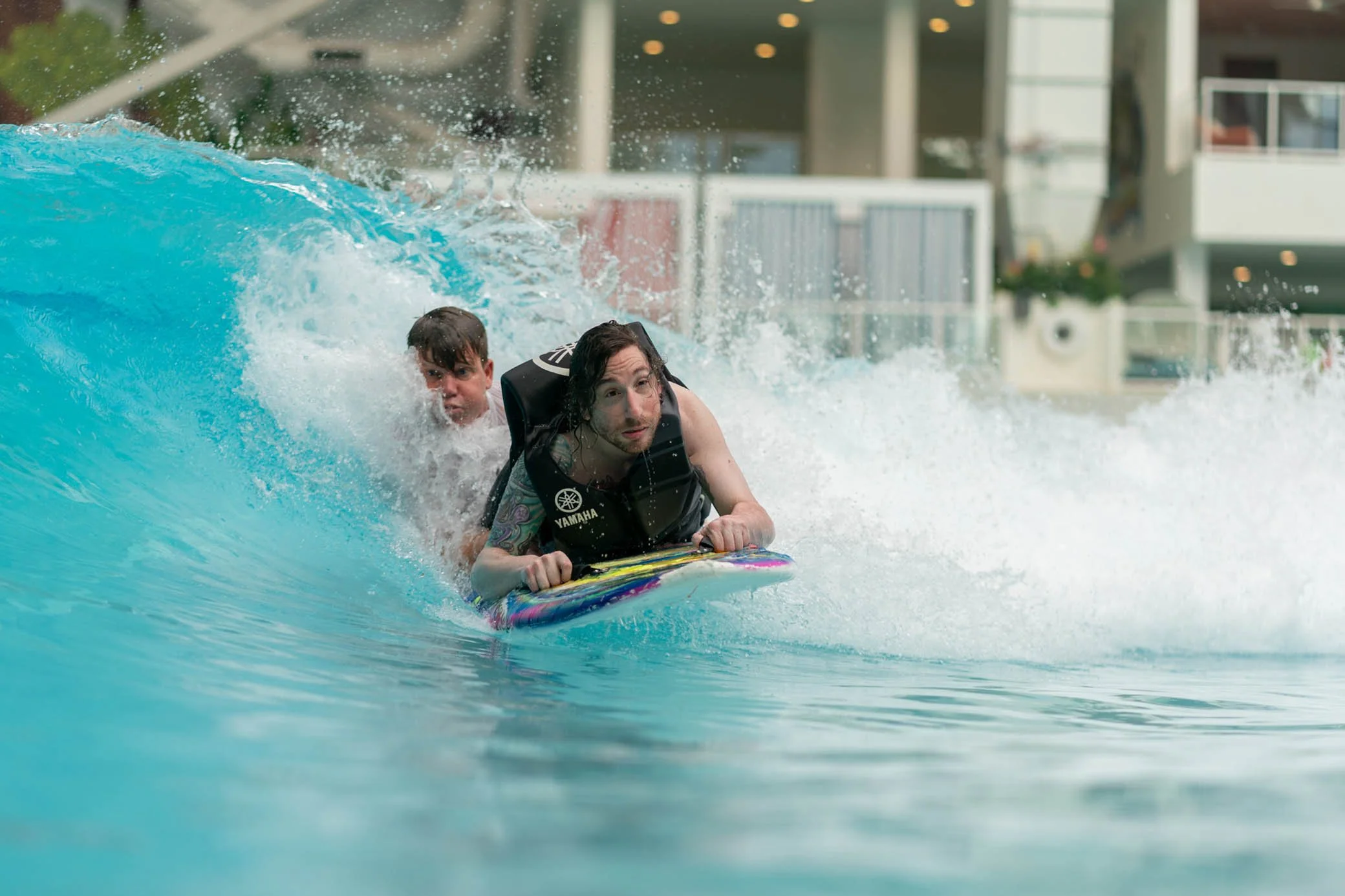 Adaptive surf program at American Dream wave pool