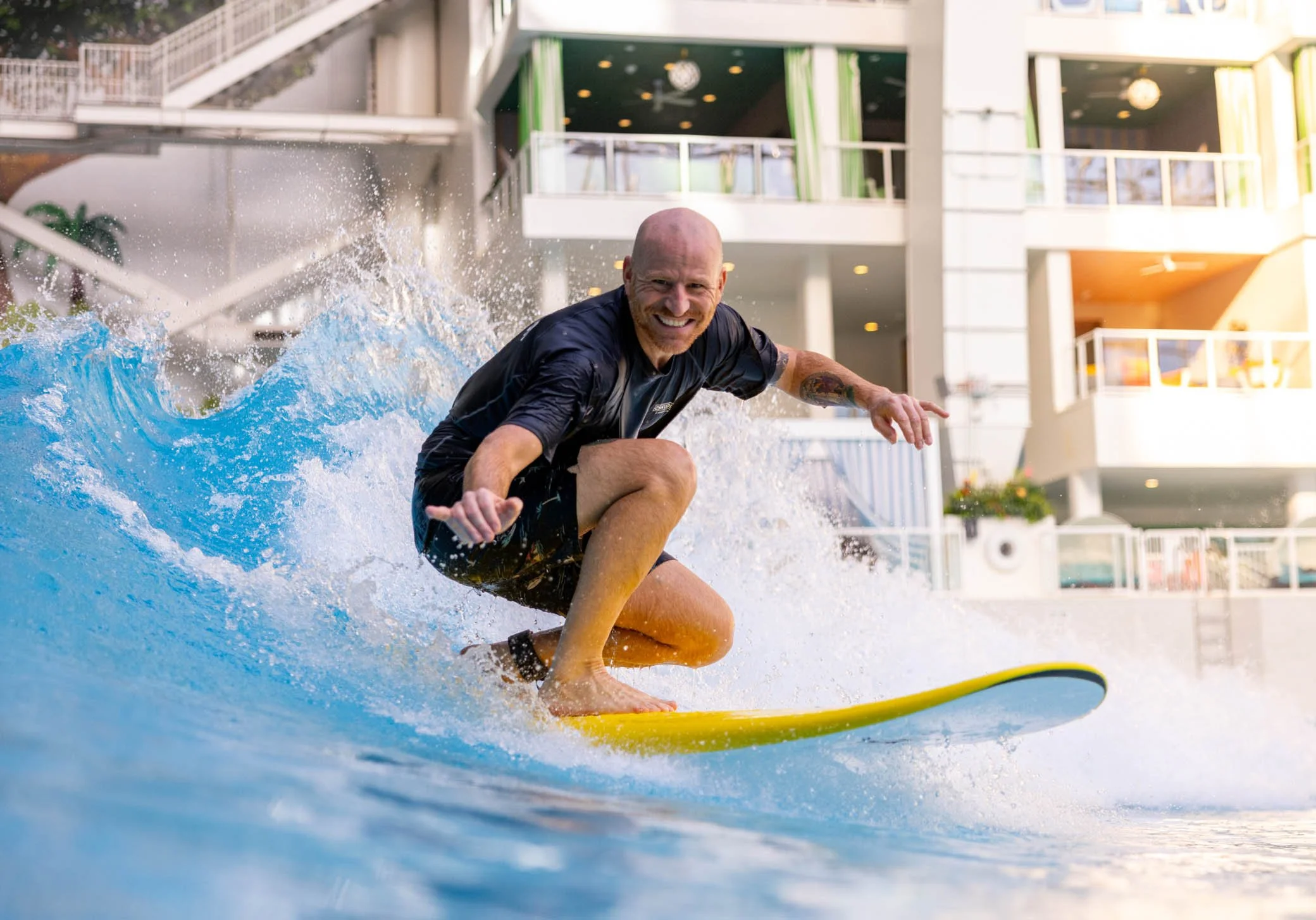 Private surf lesson at American Dream indoor wave pool
