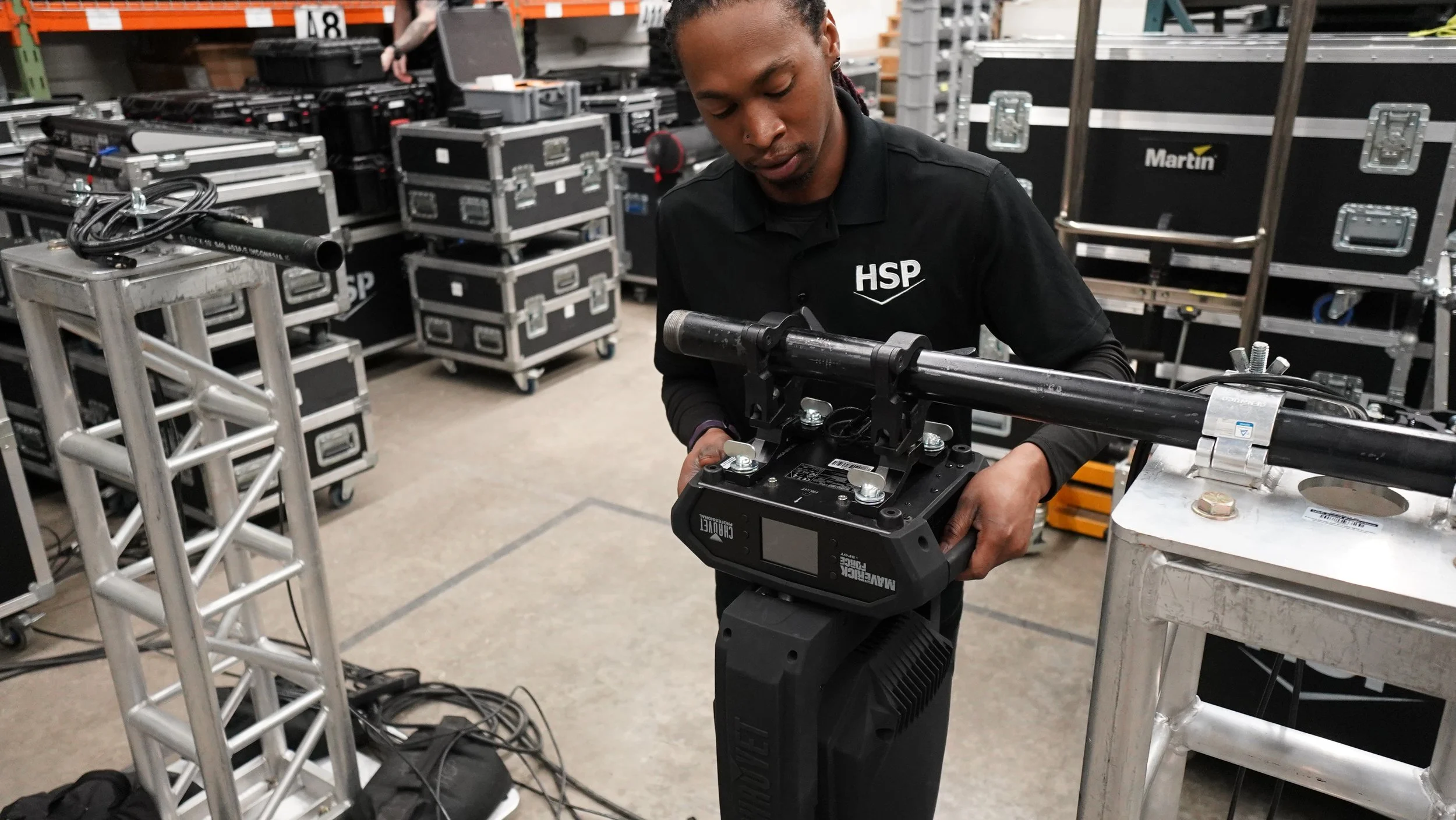 HSP event production in Boston MA - technician