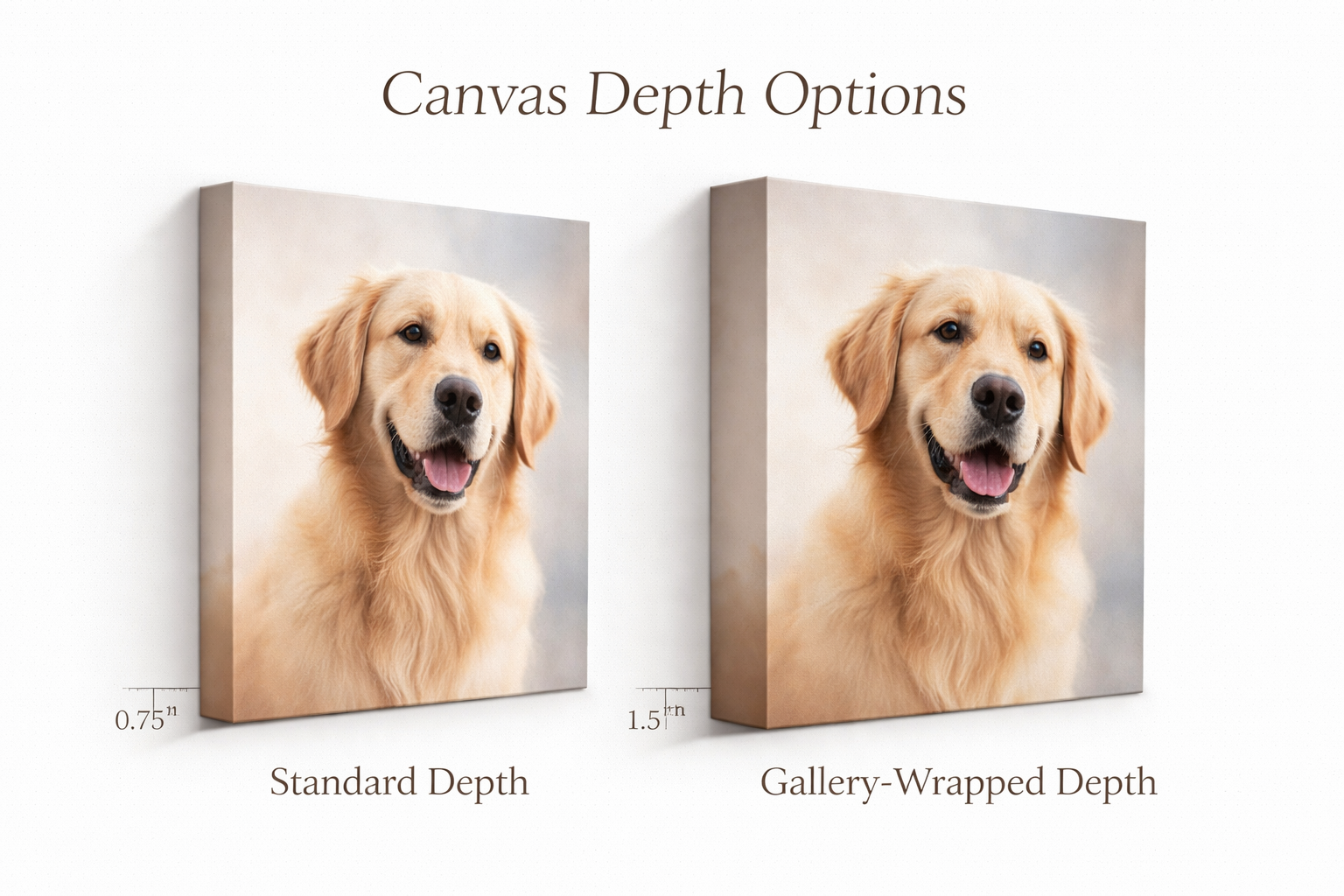 Gallery-Wrapped Depth Upgrade