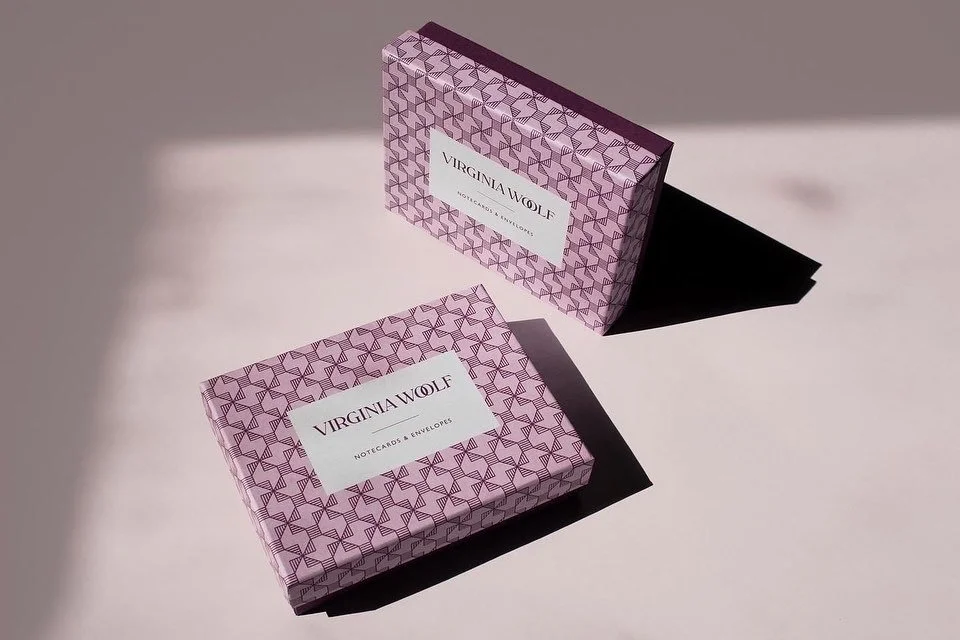 Virginia Woolf Notecards: Concept & Visual Language