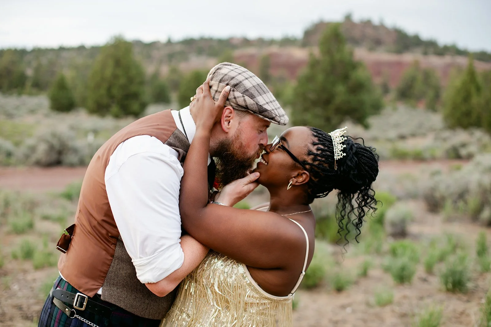 Backyard Wedding in Bend, Oregon with a Scottish Flair